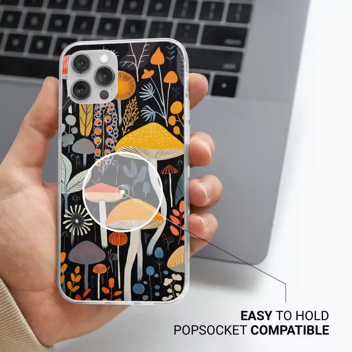 Yellow︱Mushroom Phone case Life style image 2 copy