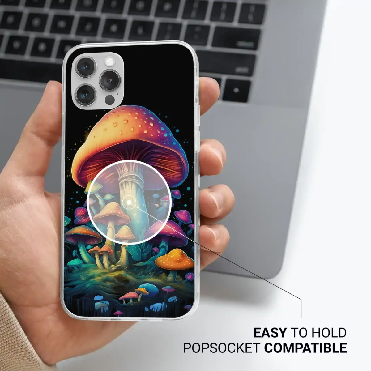 Neon︱Mushroom Phone case Life style image 2 copy