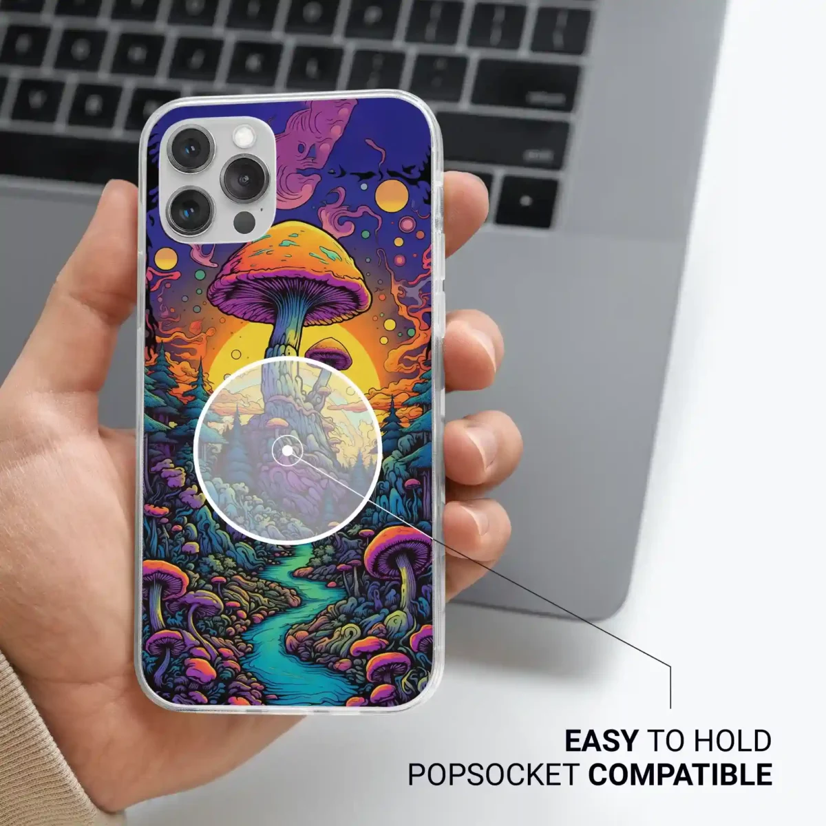 Psychedelic︱Mushroom Phone case Life style image 2 copy