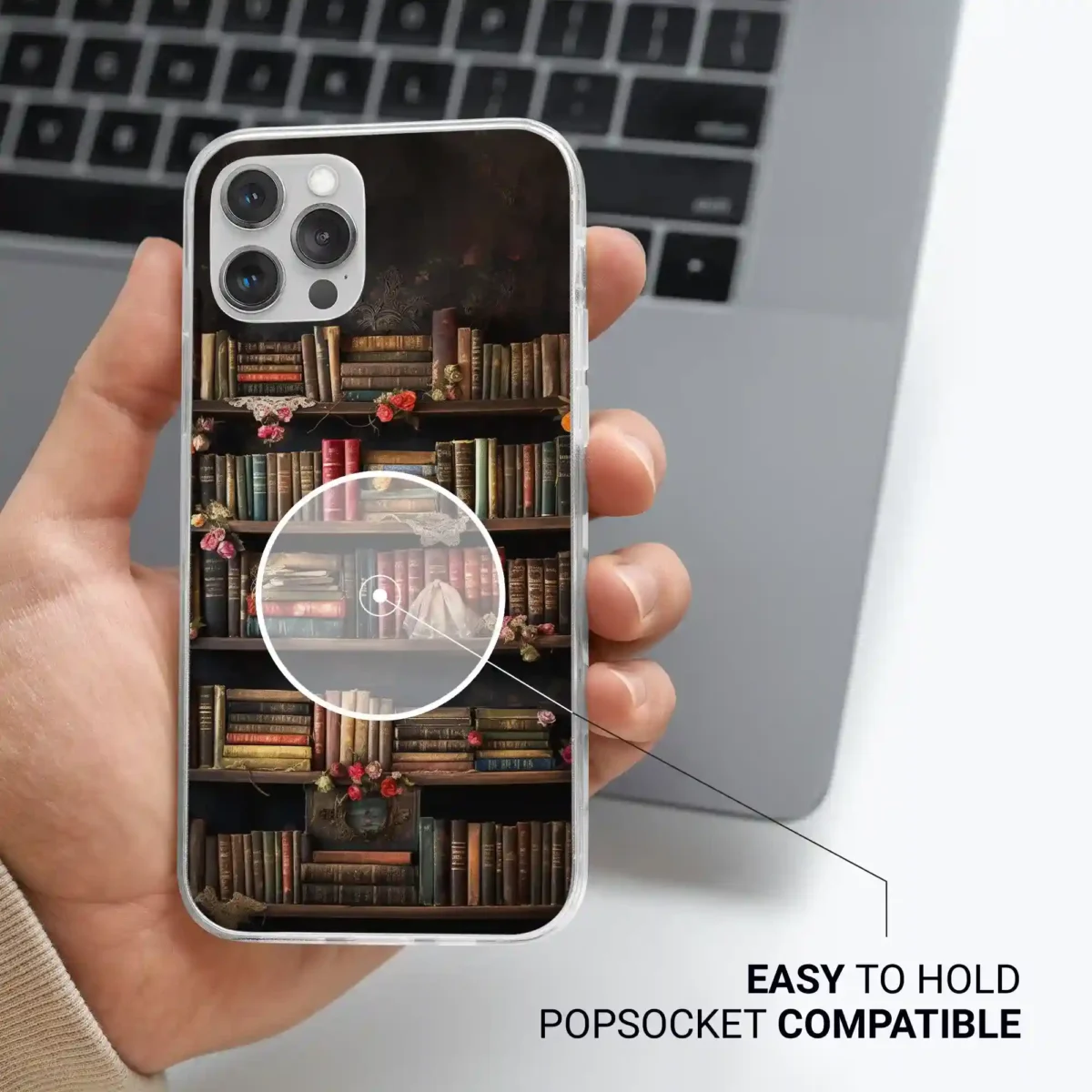 Custom︱Book Shelf Phone case Life style image 2 copy
