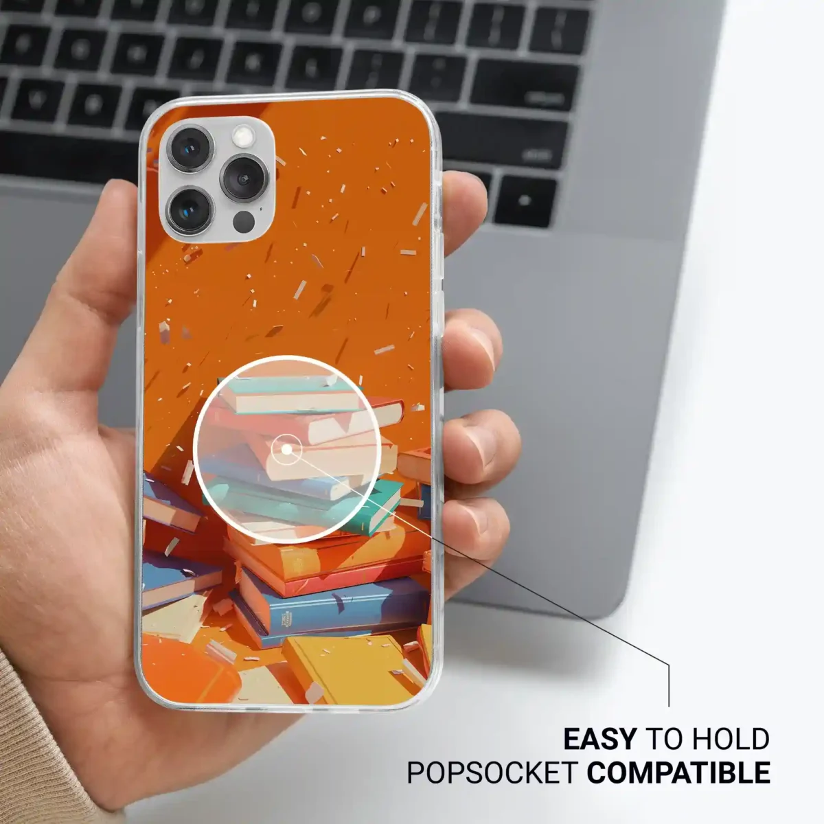 Orange︱Book Phone case Life style image 2 copy