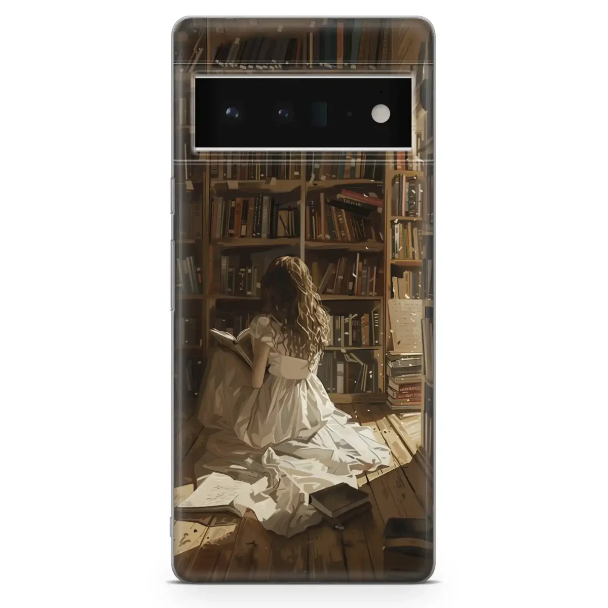 Enchanted Botanical︱Book Shelf Phone case Pixel Main copy (1)