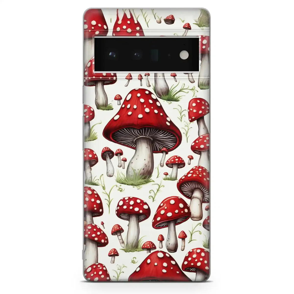 Red︱Mushroom Phone case Pixel Main copy