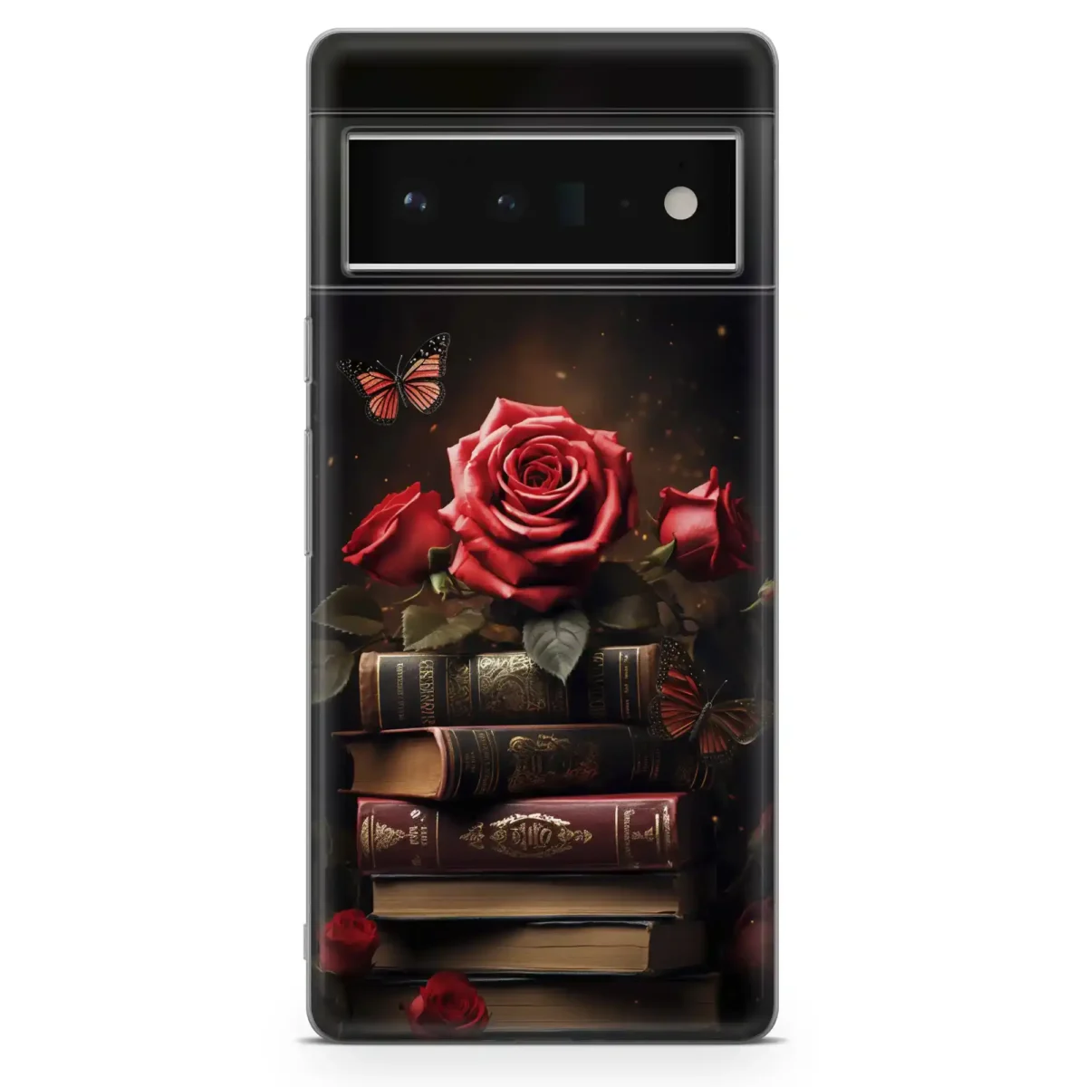 Red flowers︱Book Phone case Pixel Main copy