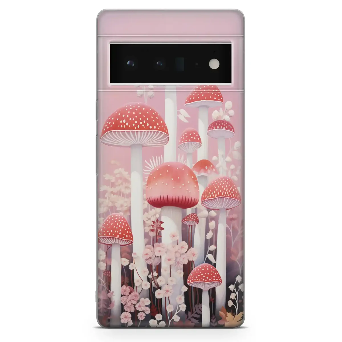 pink︱Mushroom Phone case Pixel Main copy