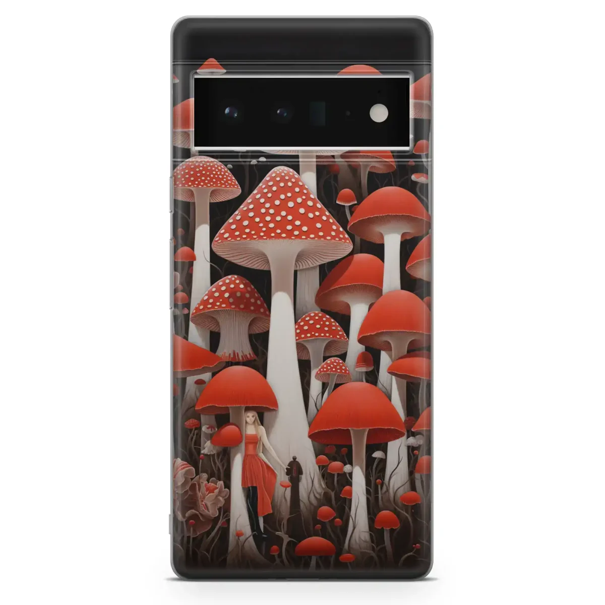 Red︱Mushroom Phone case Pixel Main copy