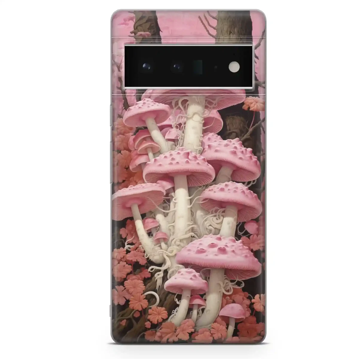Pink cute︱Mushroom Phone case Pixel Main copy