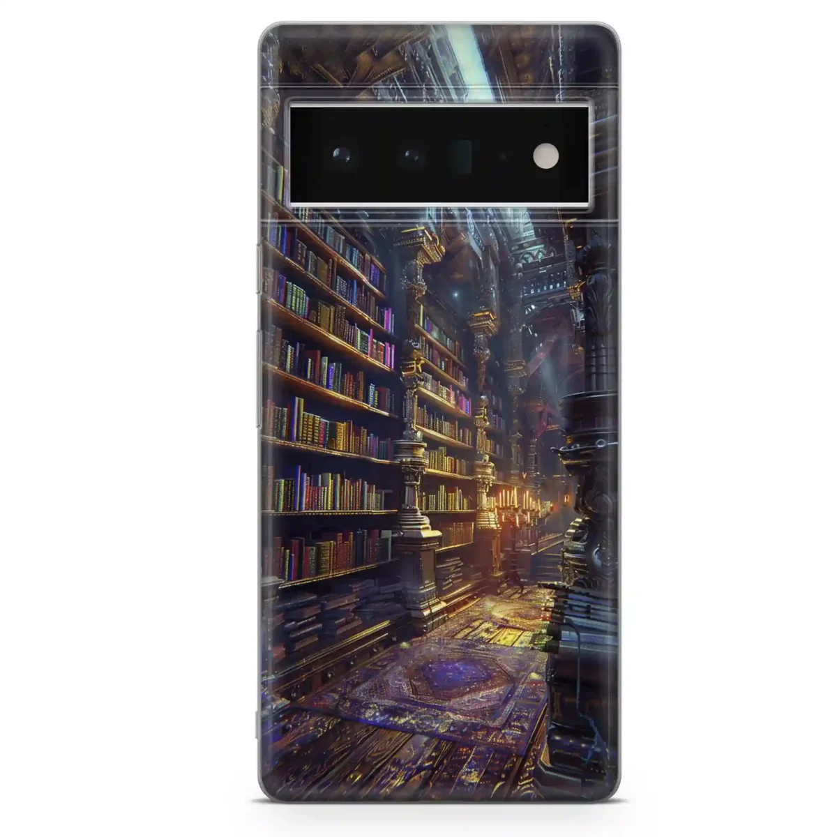 purple Themed︱Book Shelf Phone case Pixel Main copy
