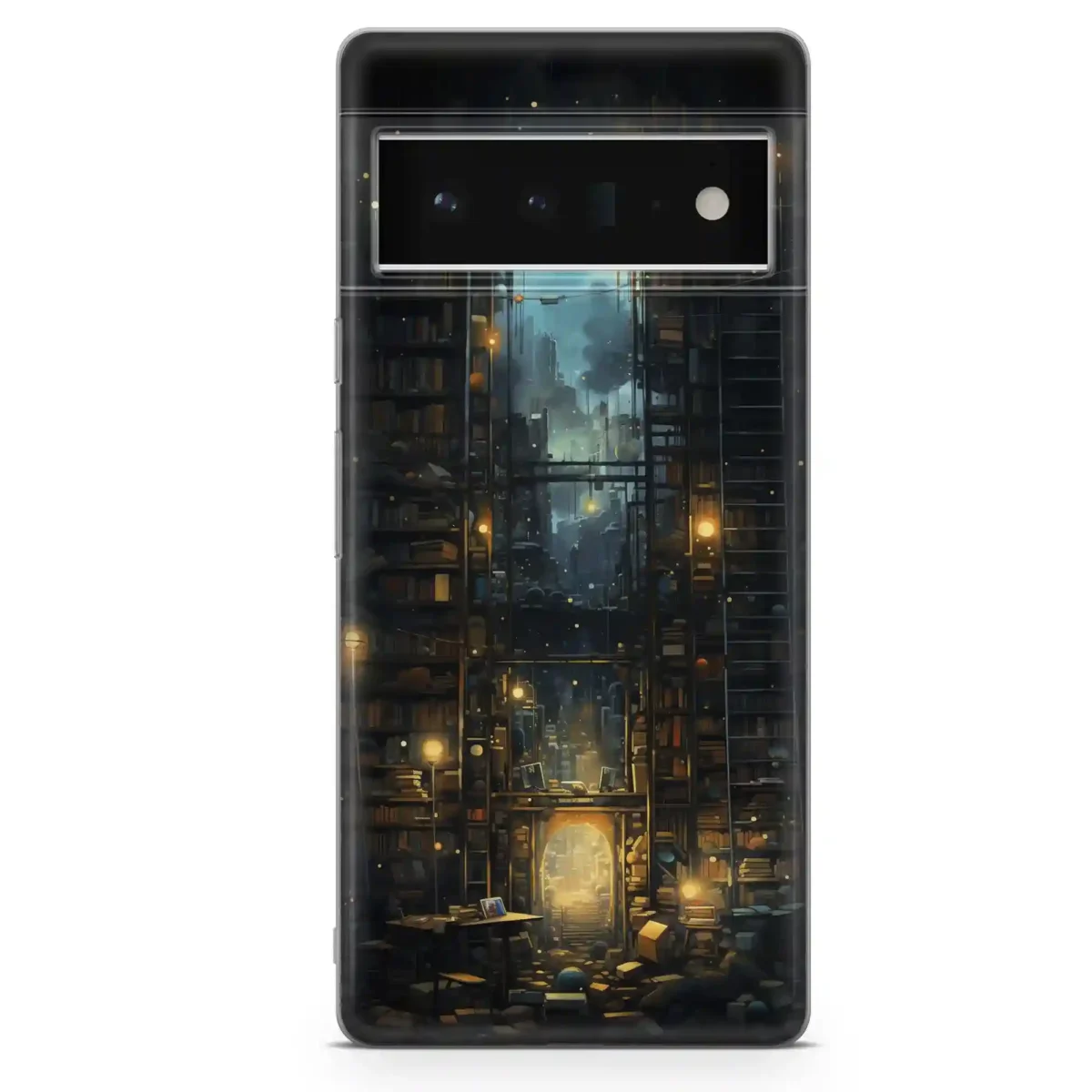Green Aesthetic︱Boho Book Shelf Phone case Pixel Main copy