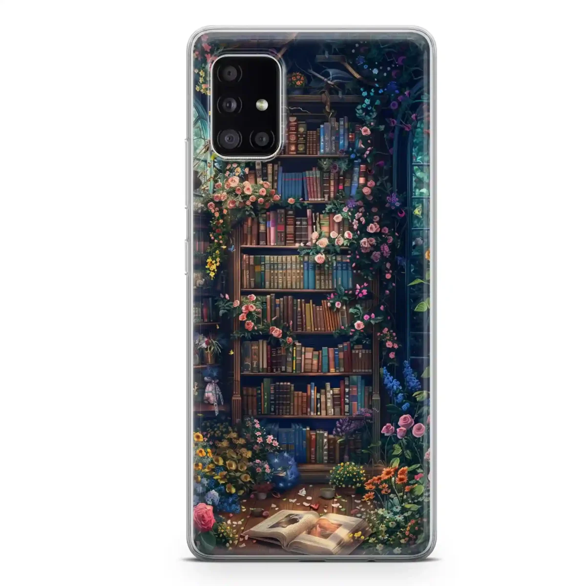 Blooms Flower︱Book Shelf Phone case SAMSUNG MAIN copy