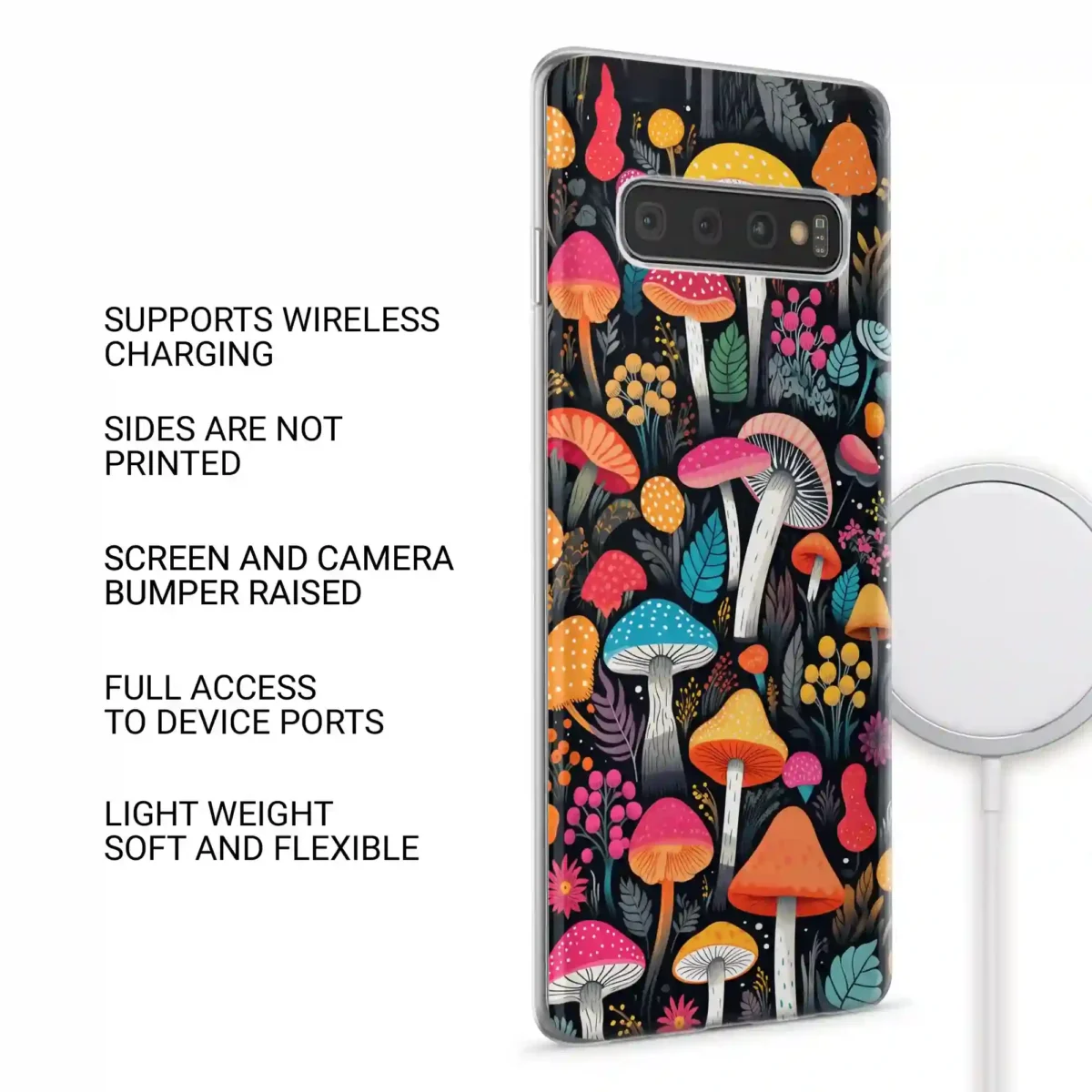 Cute blackout︱Mushroom Phone case SIDE IMAGE copy