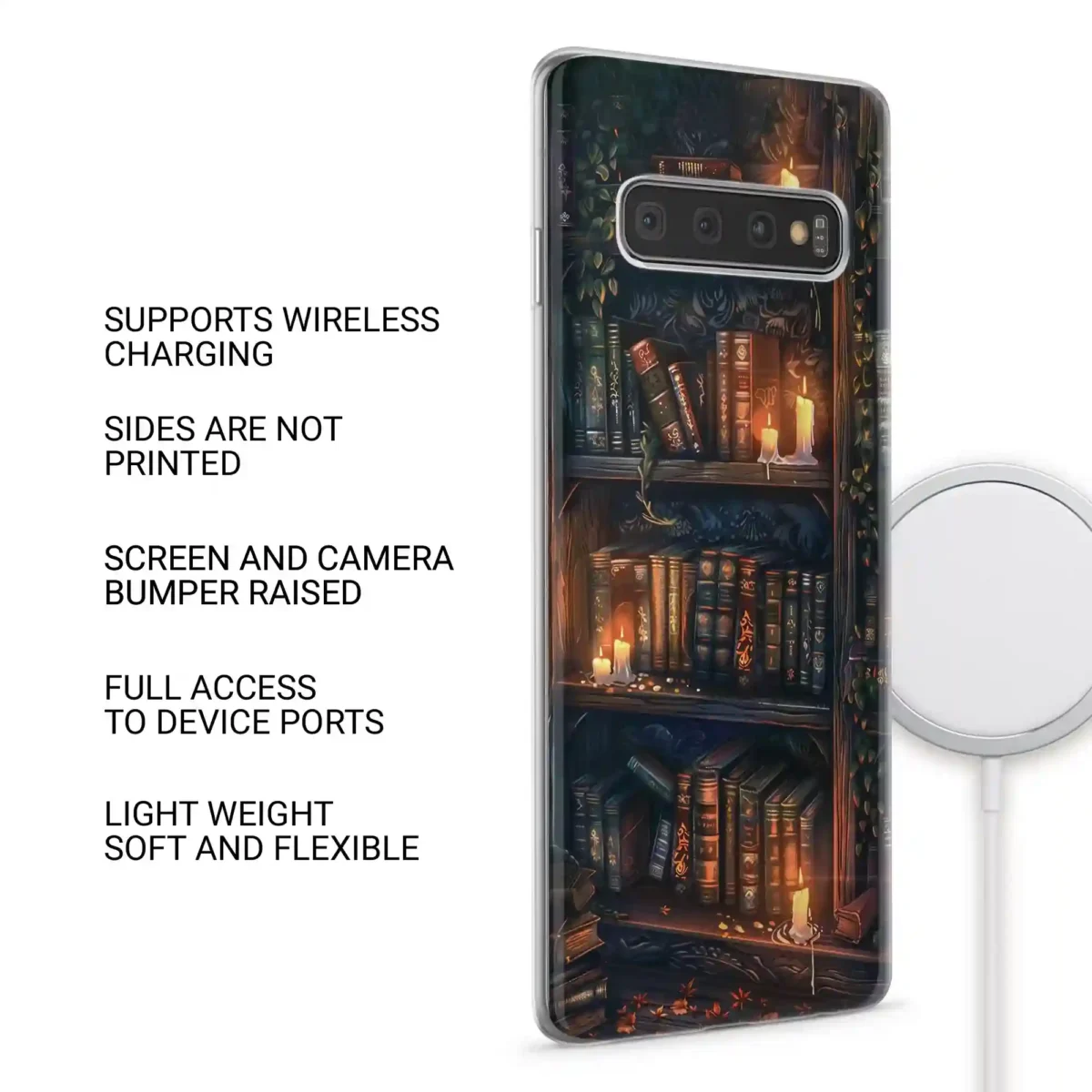 Dark Academia︱Book Shelf Phone case SIDE IMAGE copy
