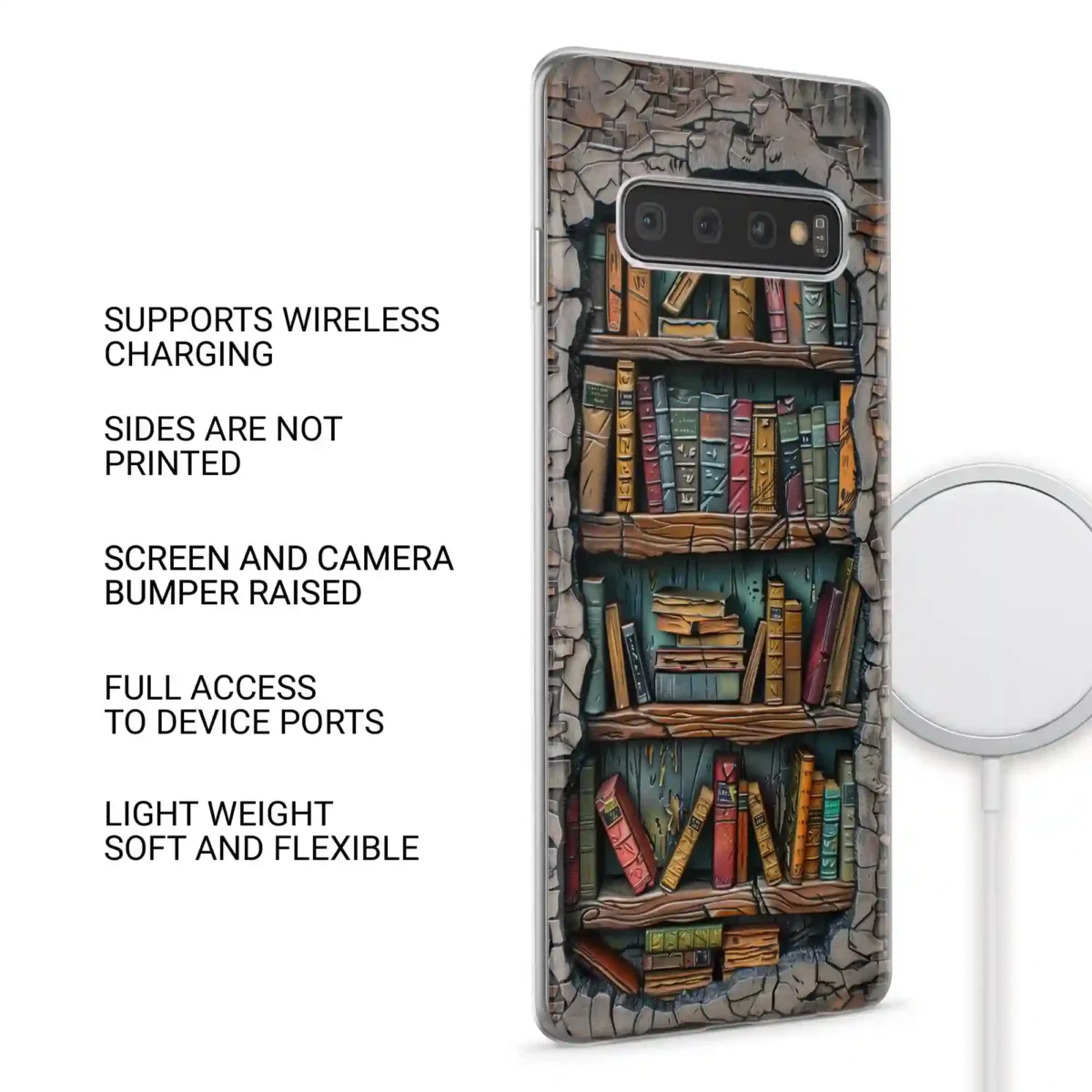 Aesthetic︱Boho Book Shelf Phone case SIDE IMAGE copy