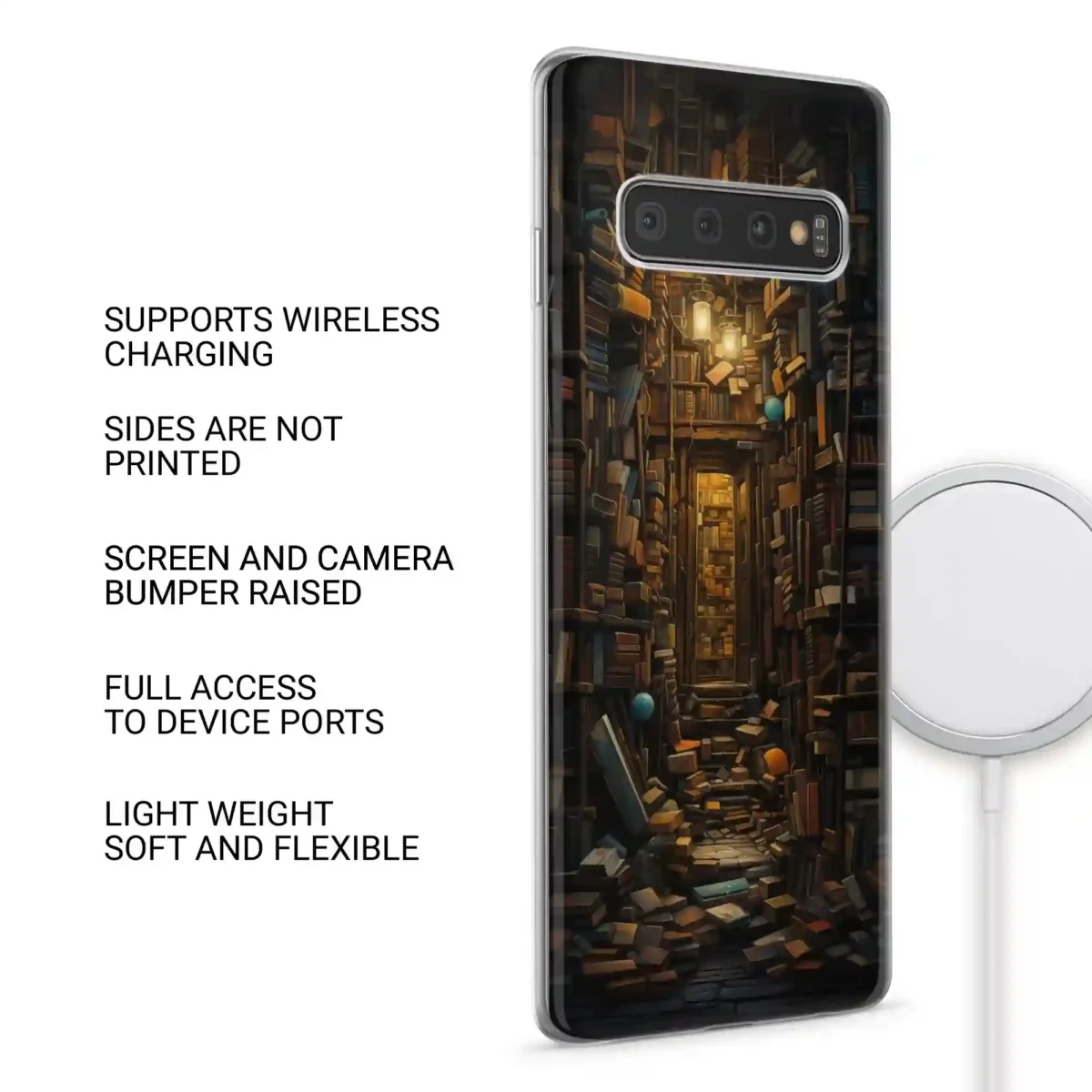 Read books Library︱Book Shelf Phone case SIDE IMAGE copy