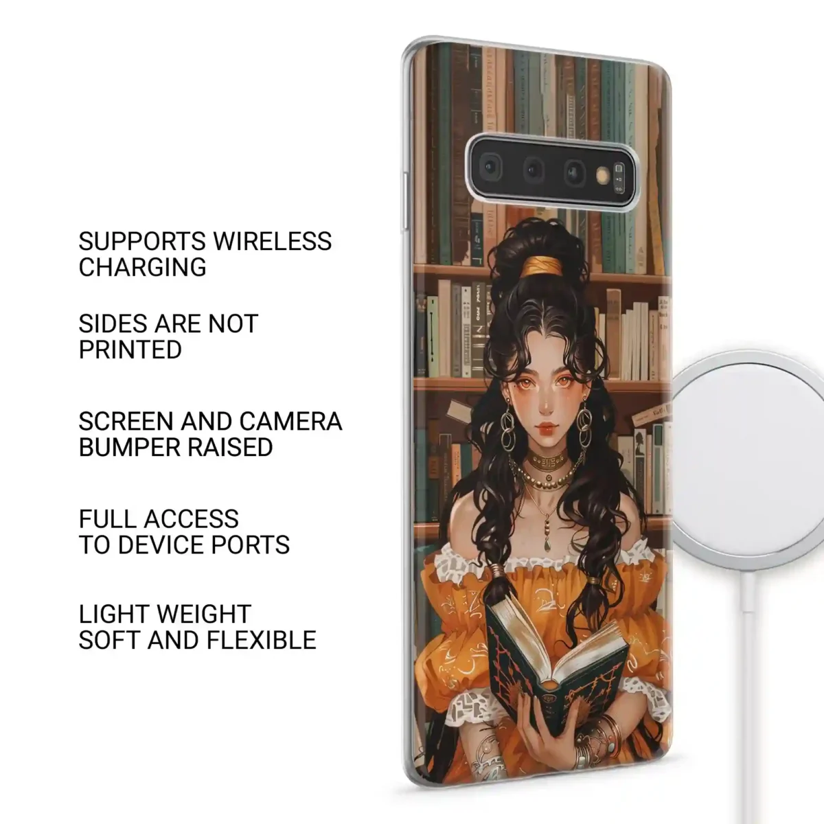 library Art Wallpaper︱Book Phone case SIDE IMAGE copy