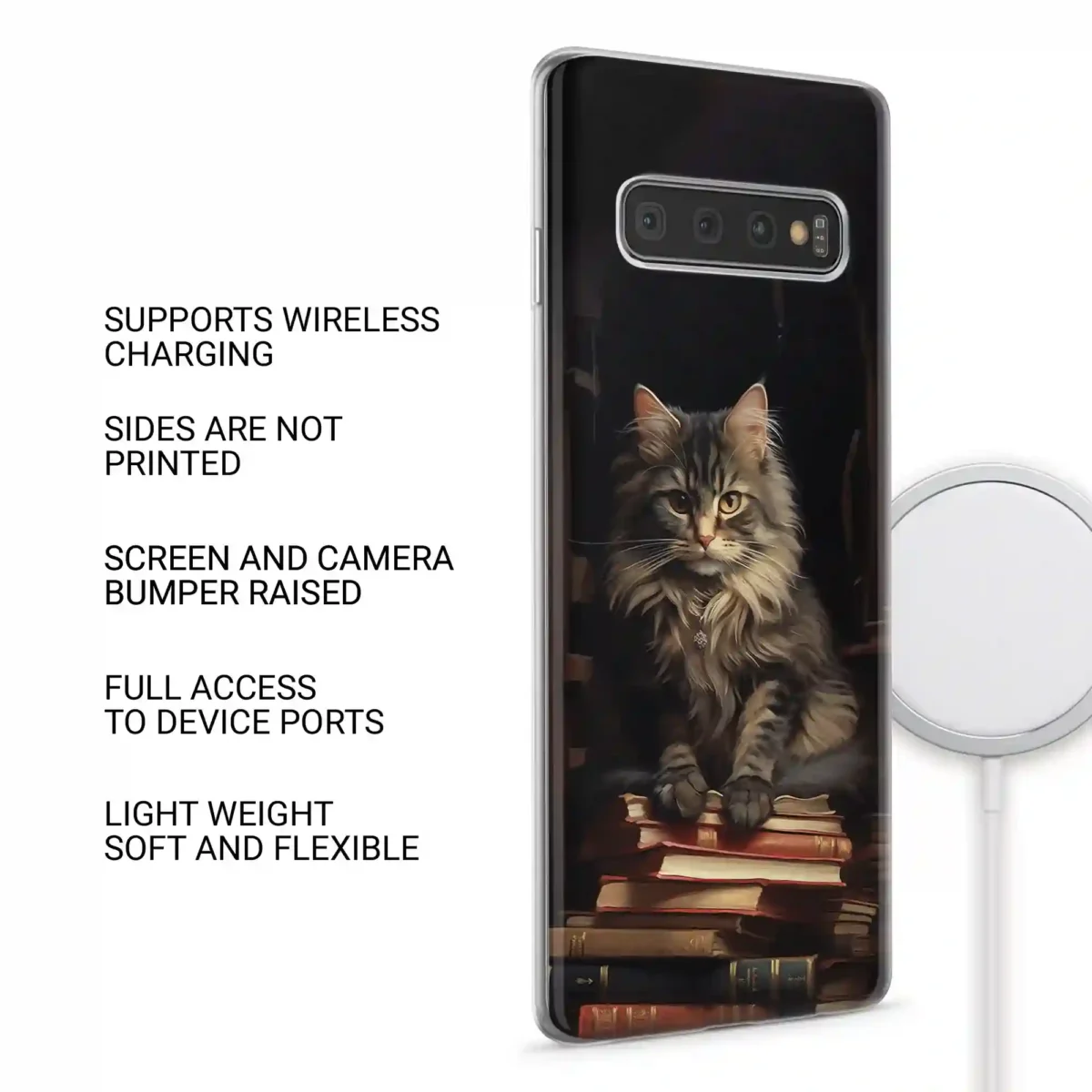 Cat Lovers︱Book Phone case SIDE IMAGE copy
