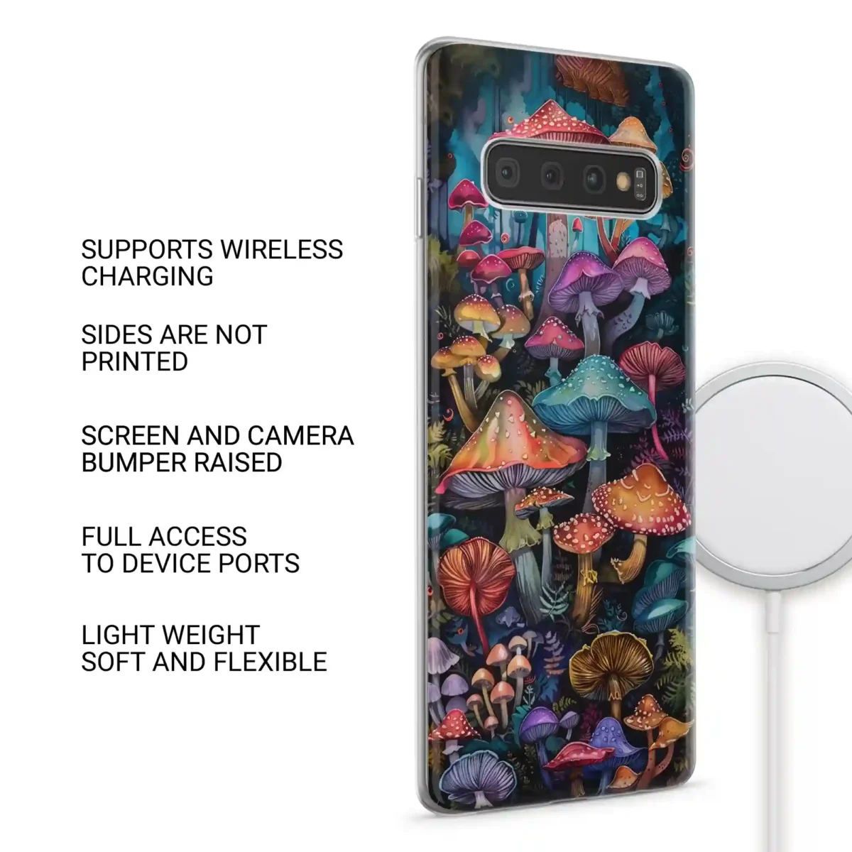 Cottagecore Fungi︱Mushroom Phone case SIDE IMAGE copy