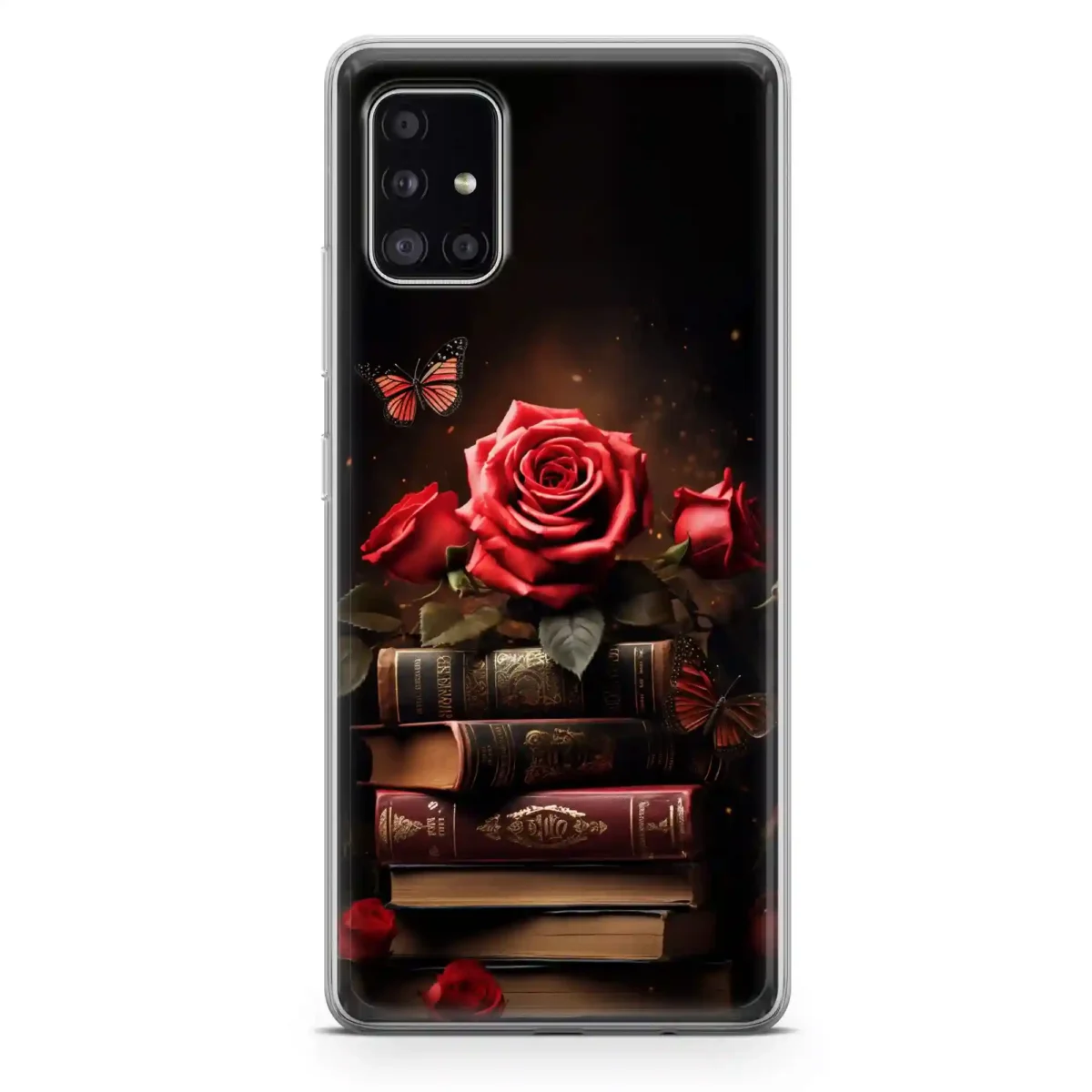 Red flowers︱Book Phone case Samsung Main copy