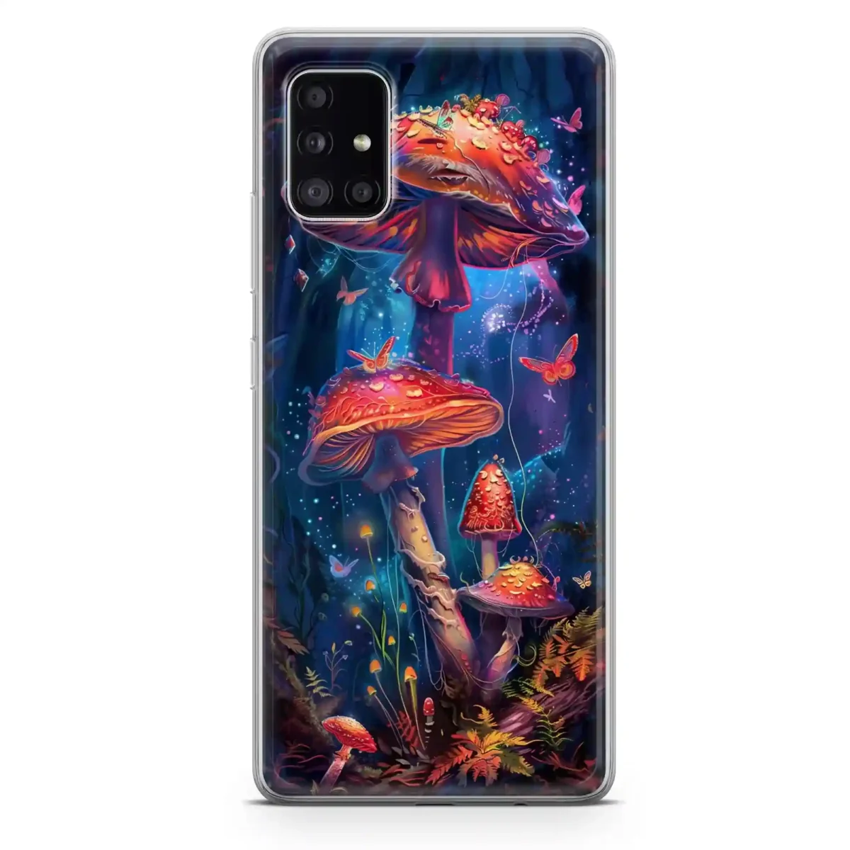 Aesthetic Trippy Neon︱Mushroom Phone case Samsung Main copy