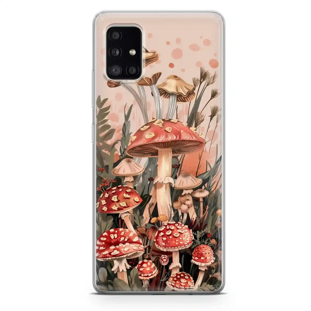 Forest︱Mushroom pink Phone case Samsung Main copy
