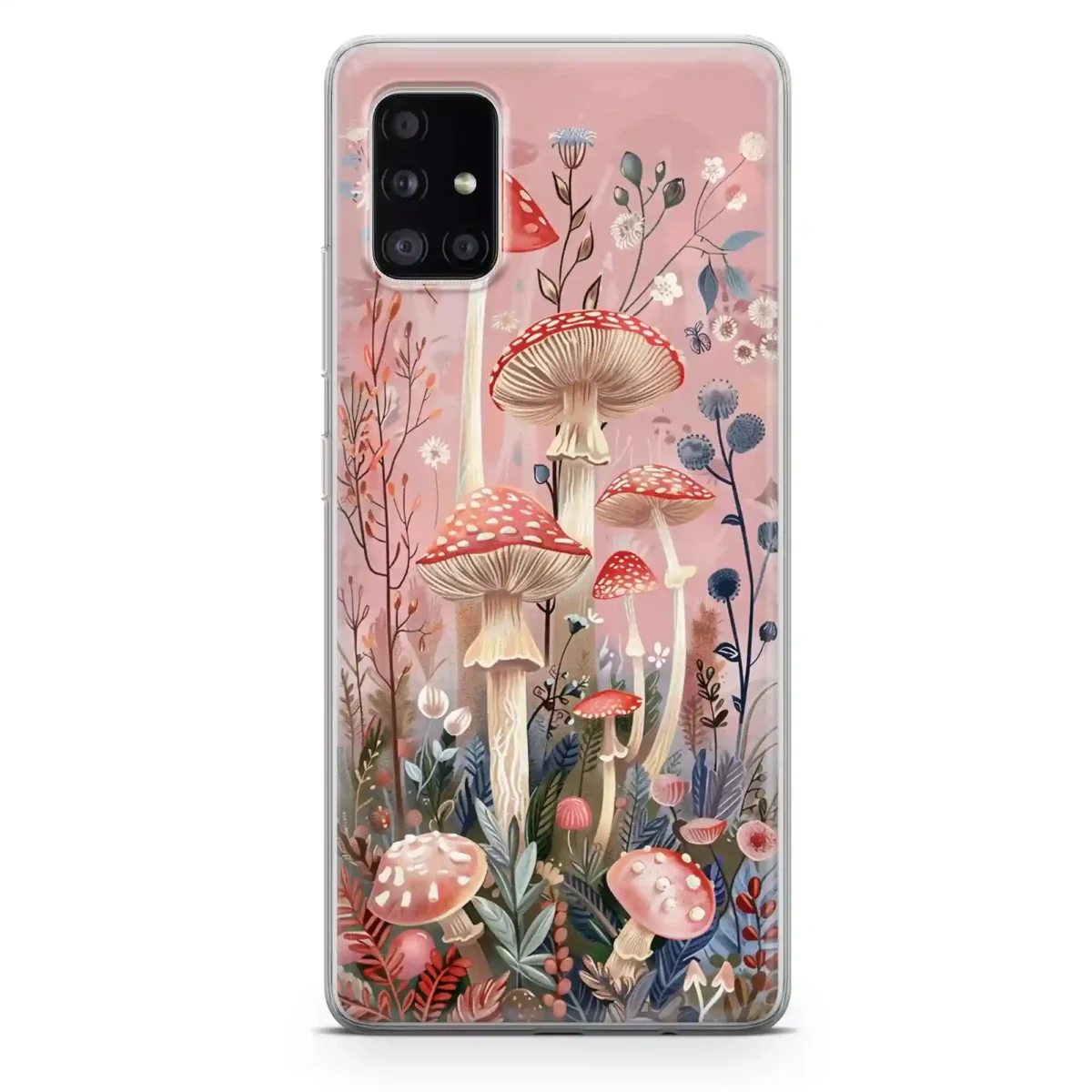 Forest︱Pink Mushroom Phone case Samsung Main copy
