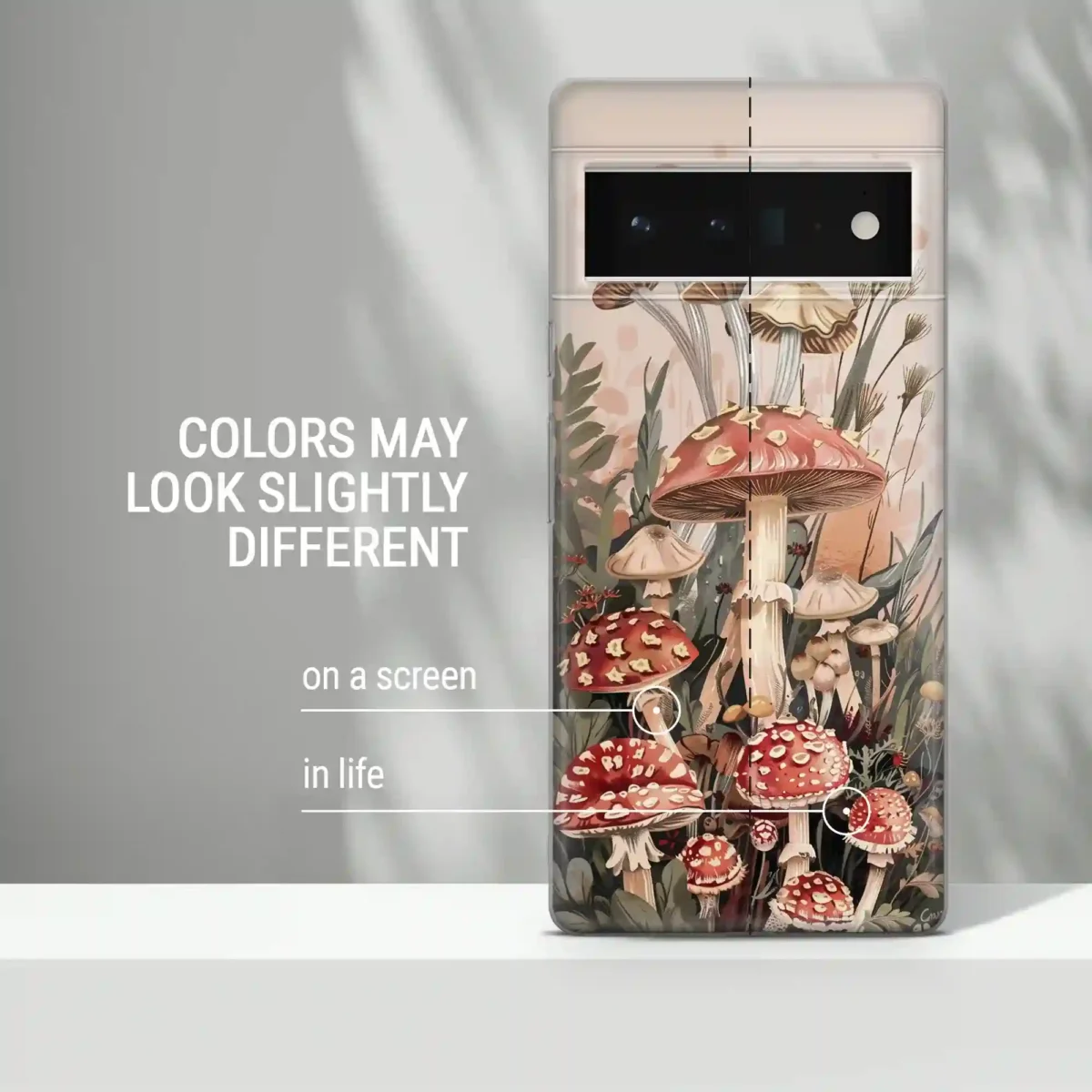 Forest︱Mushroom pink Phone case Second copy