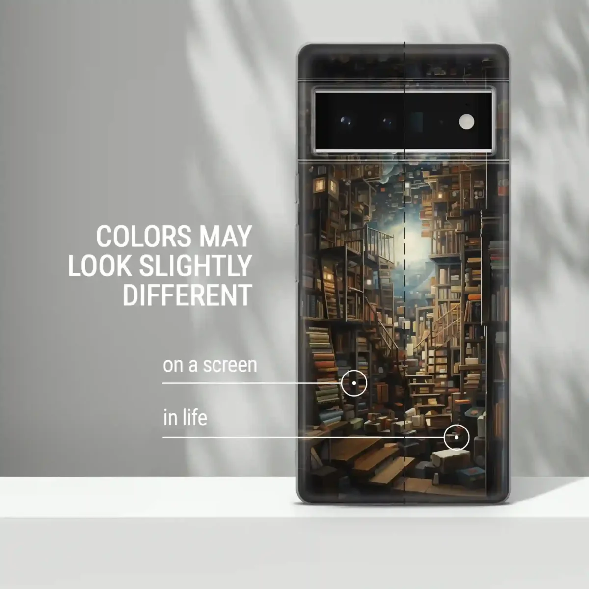 Dark Academia︱Book Shelf Phone case Second copy