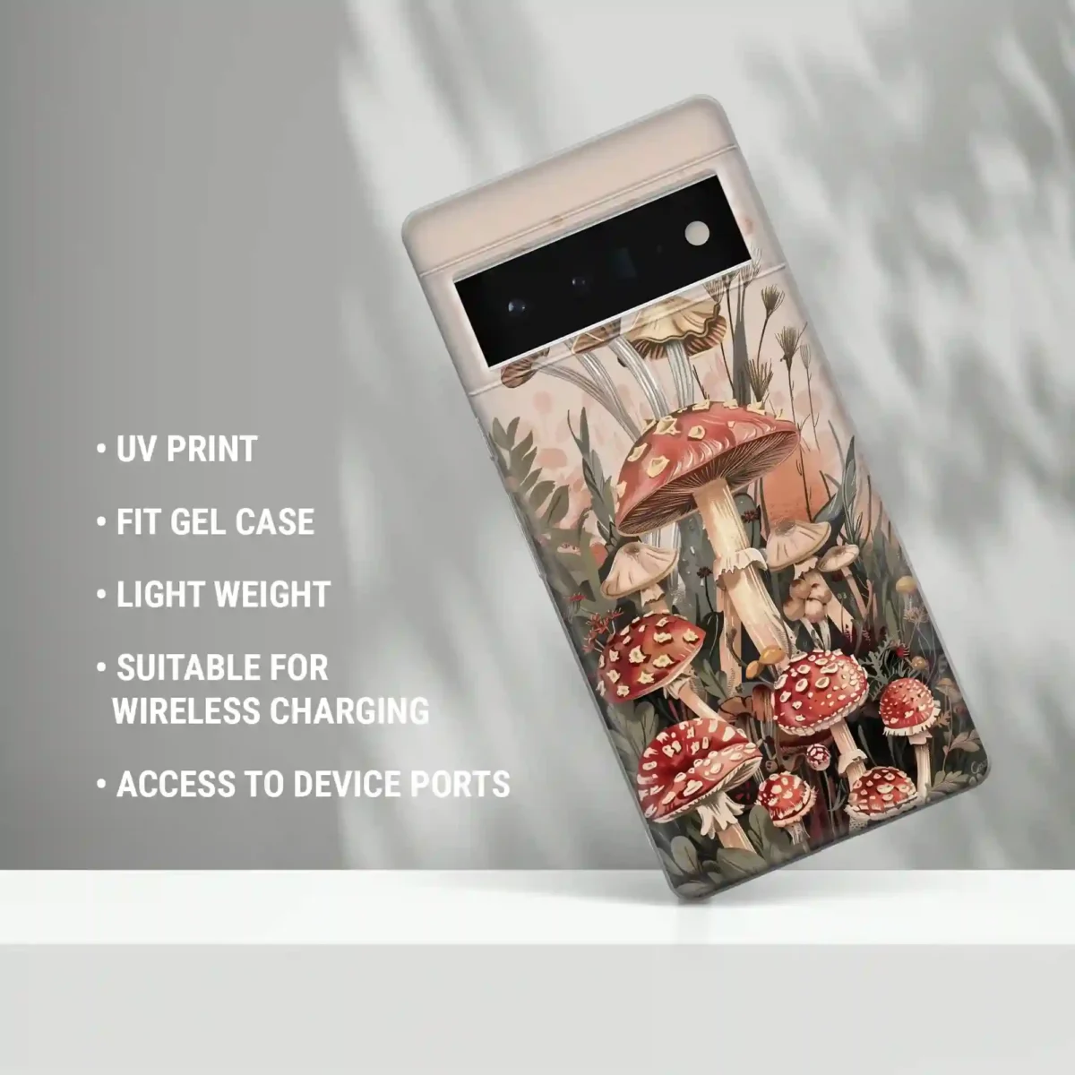 Forest︱Mushroom pink Phone case Three copy