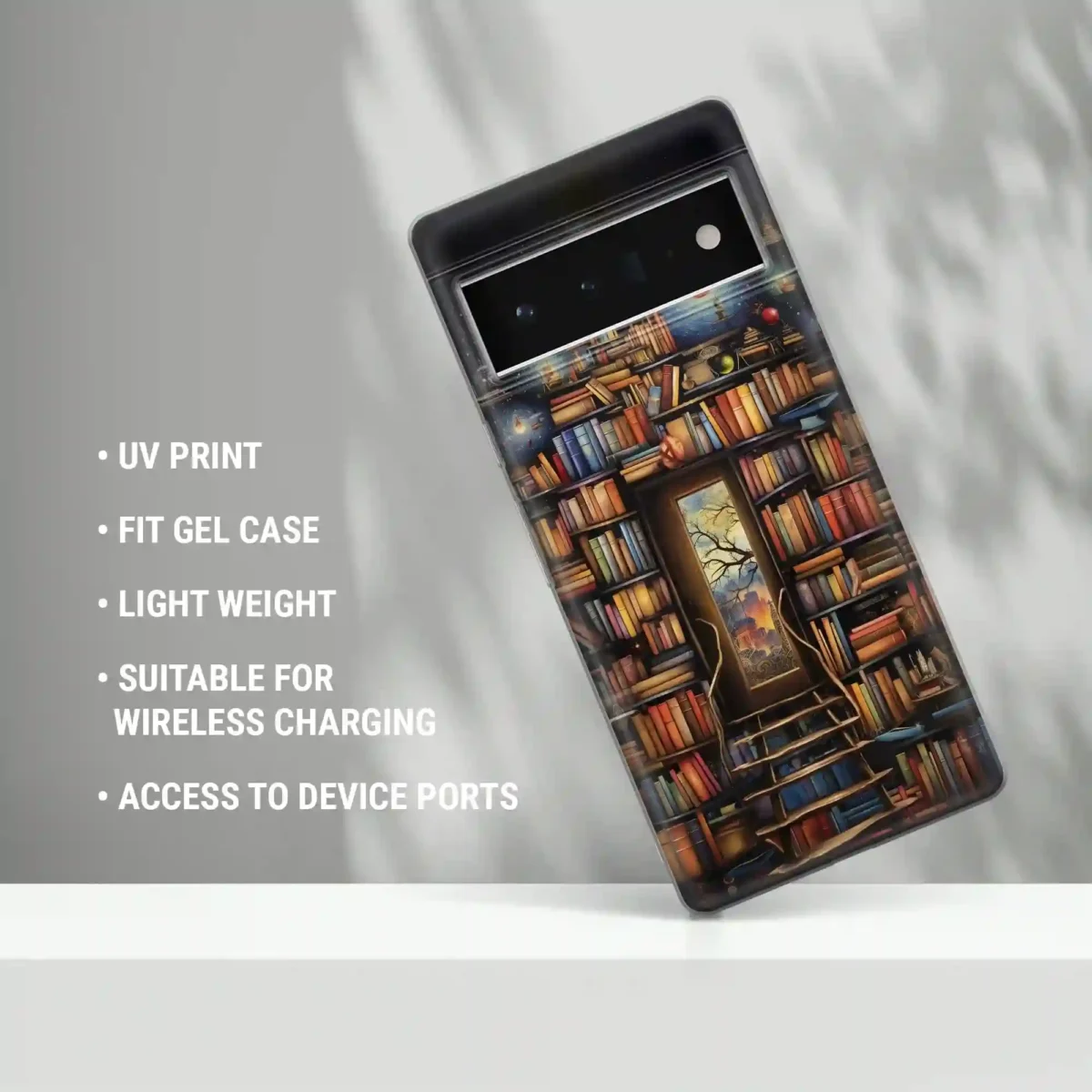 Boho Library︱Book Shelf Phone case Three copy