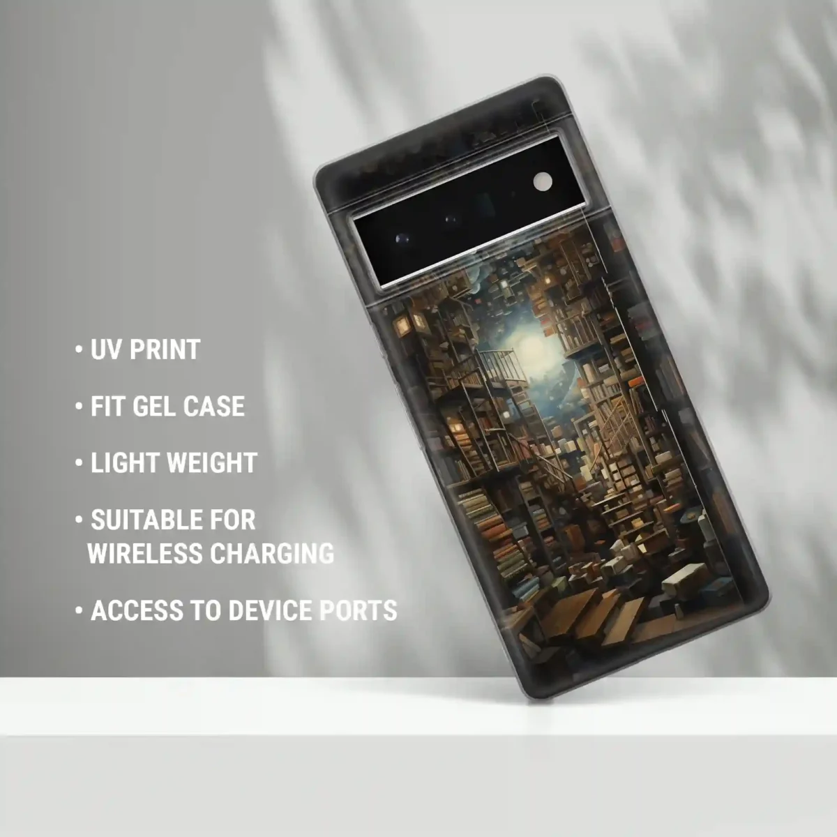 Dark Academia︱Book Shelf Phone case Three copy
