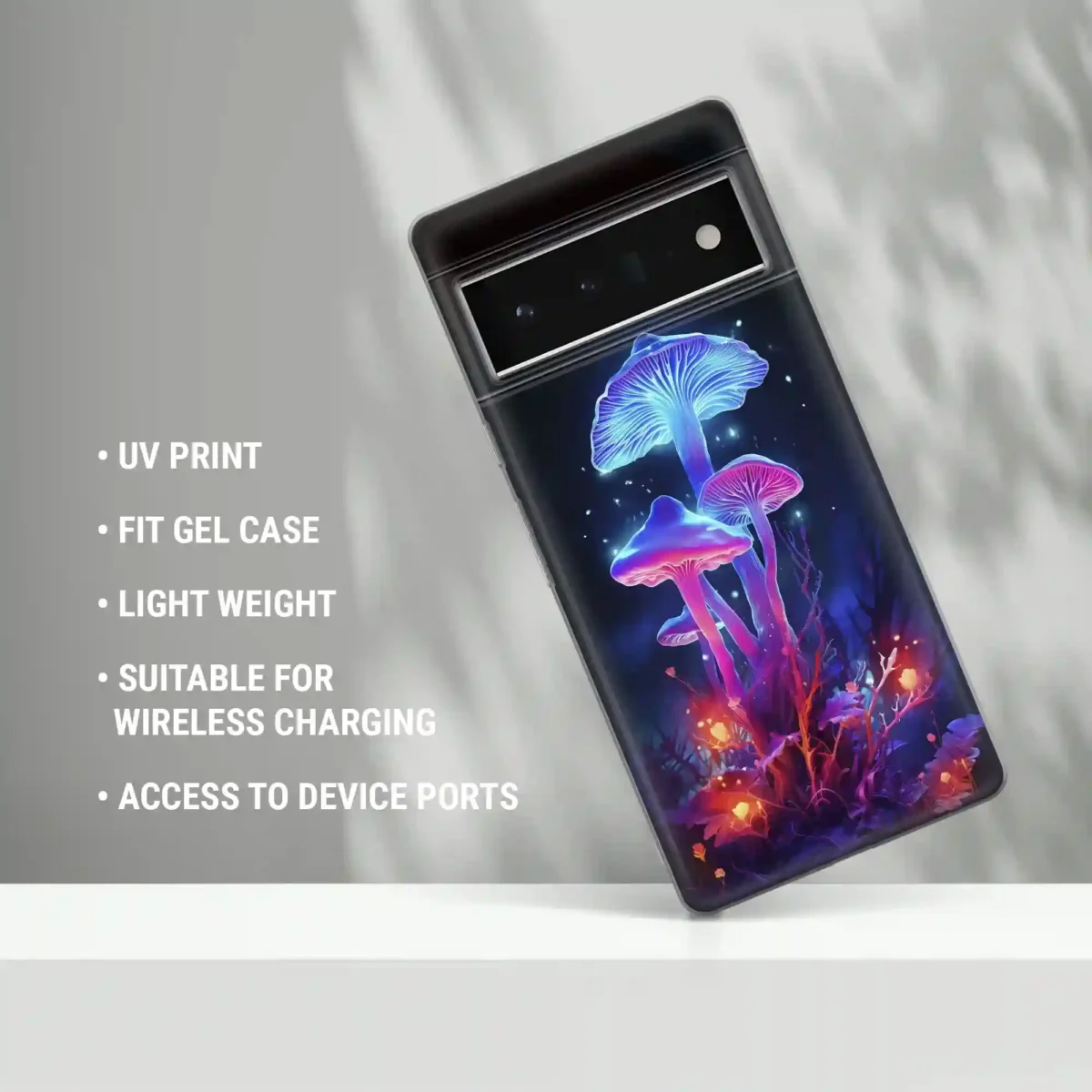 Aesthetic︱Mushroom Neon Phone case Three copy