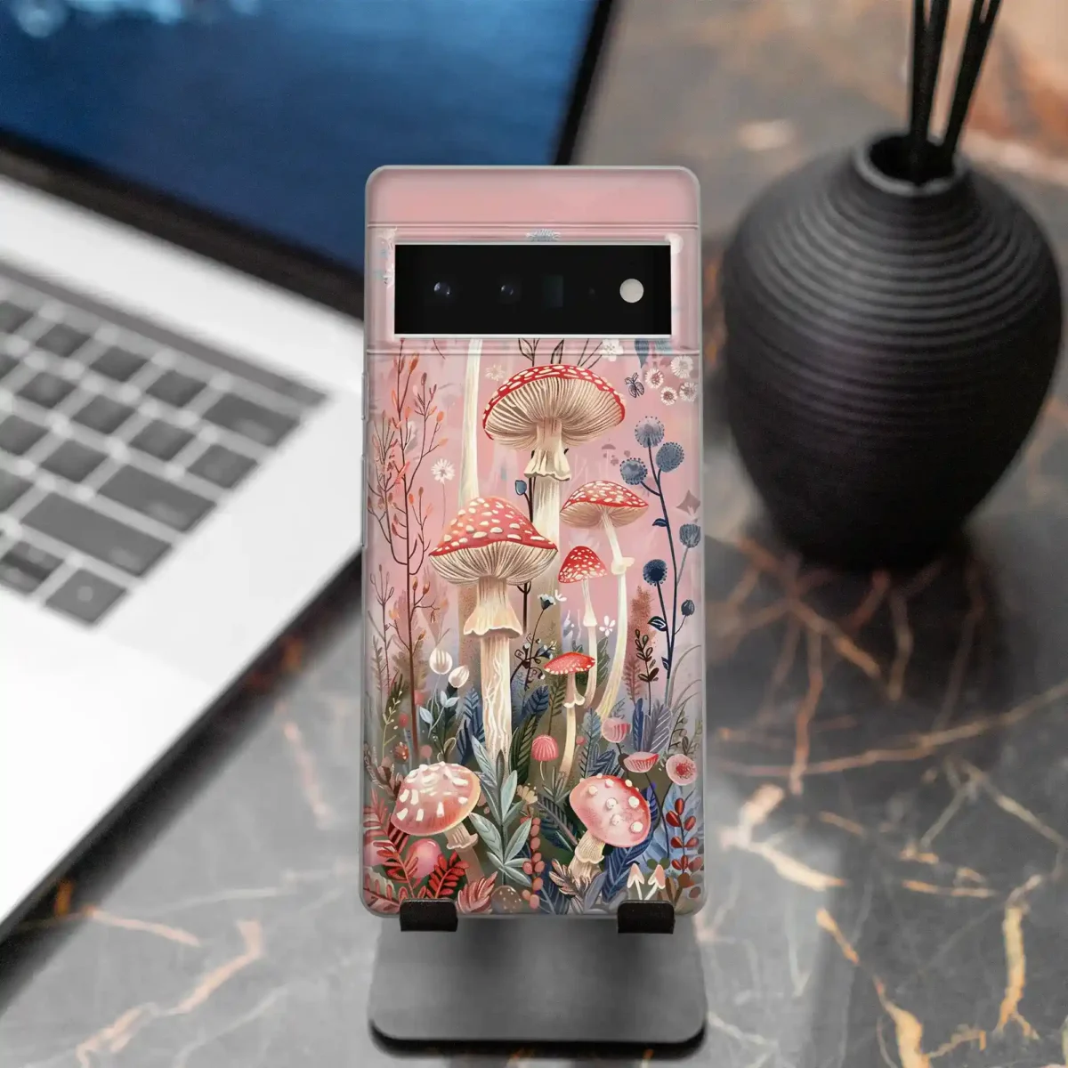 Forest︱Pink Mushroom Phone case seven copy