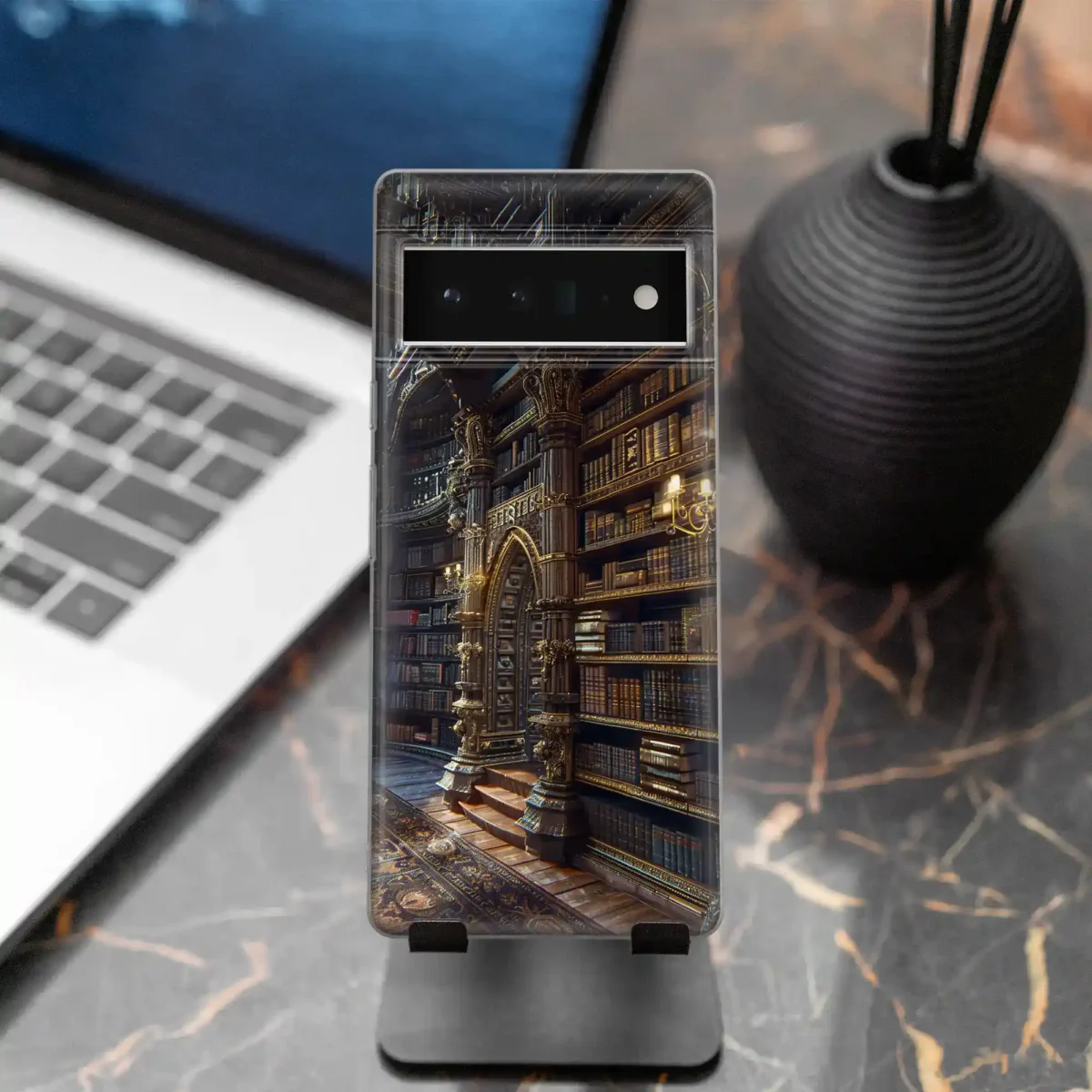 Library Wallpaper︱Book Shelf Phone case seven copy