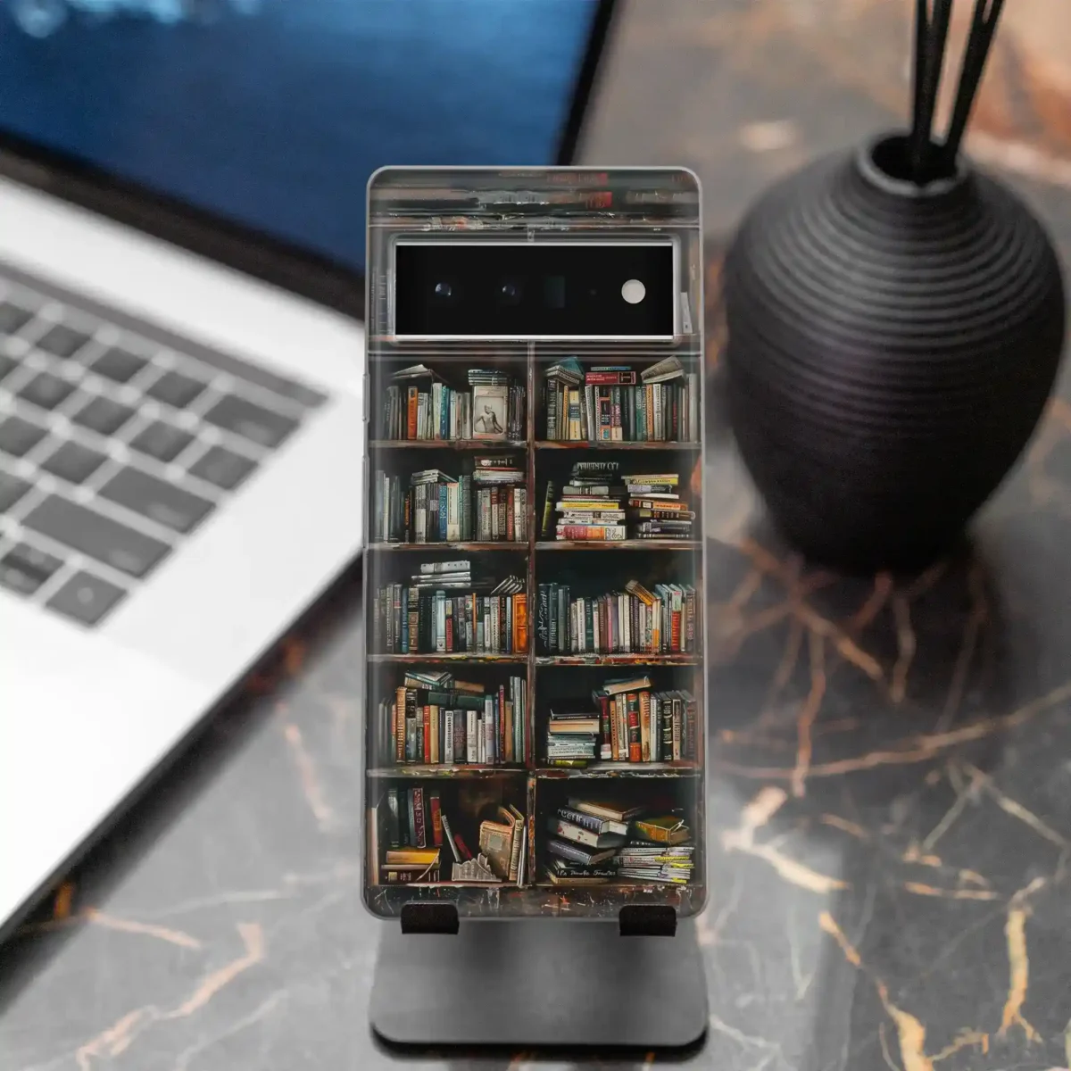 Blackout︱Boho Book Shelf Phone case seven copy