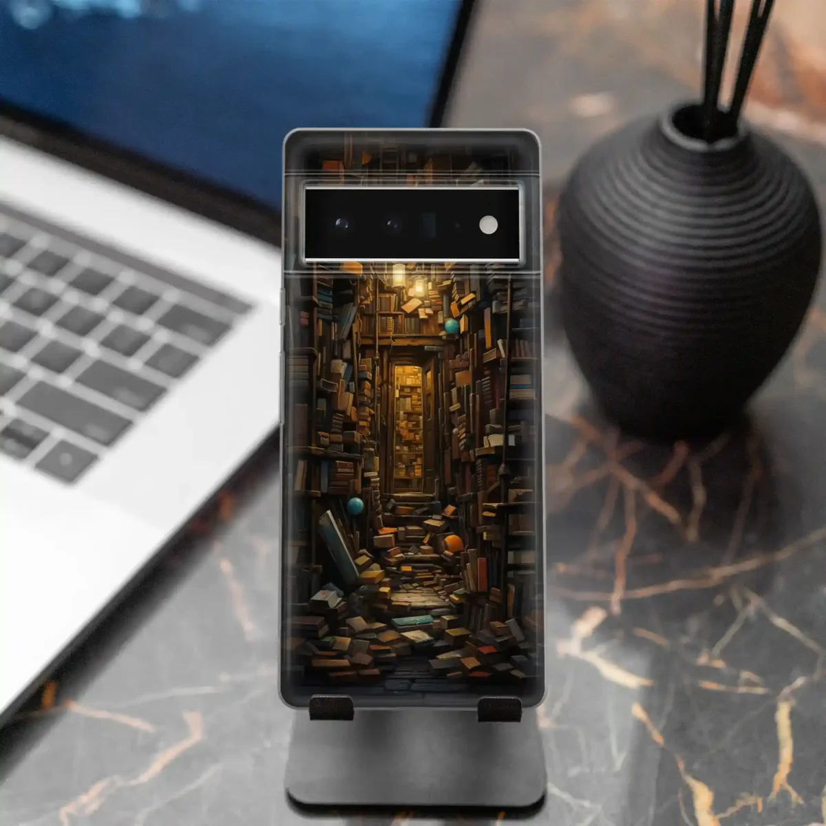 Read books Library︱Book Shelf Phone case seven copy