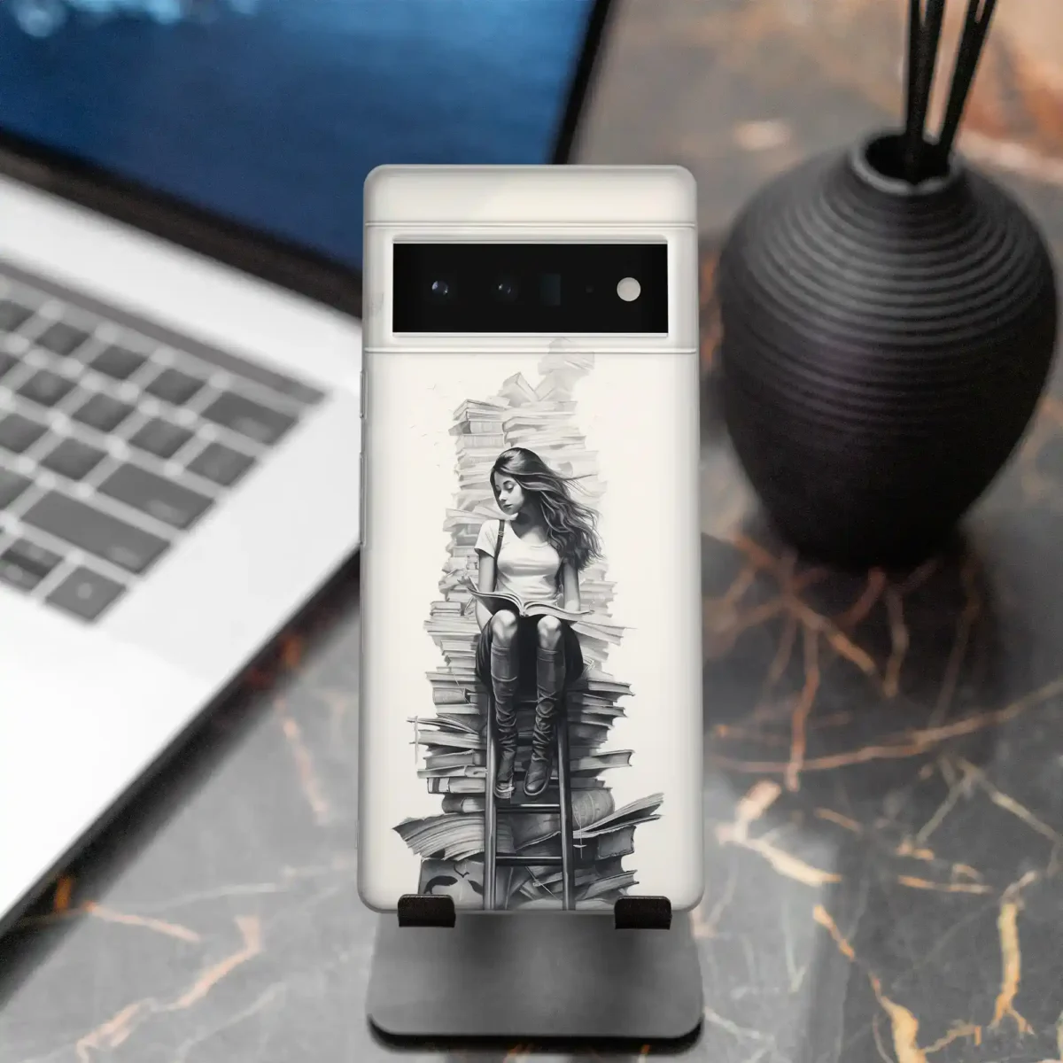 Red Art Boho︱Book Phone case seven copy