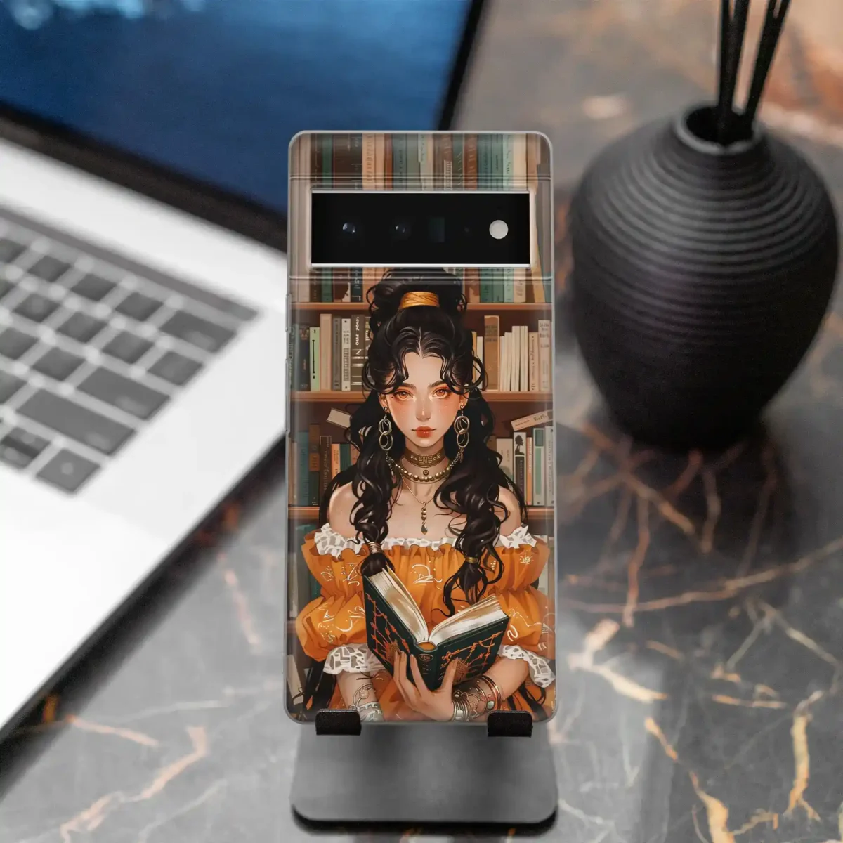 library Art Wallpaper︱Book Phone case seven copy