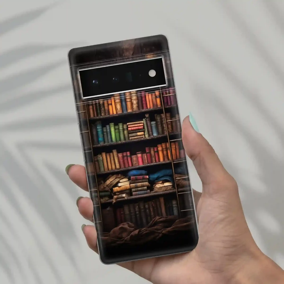 Wooden︱Book Shelf Phone case six copy