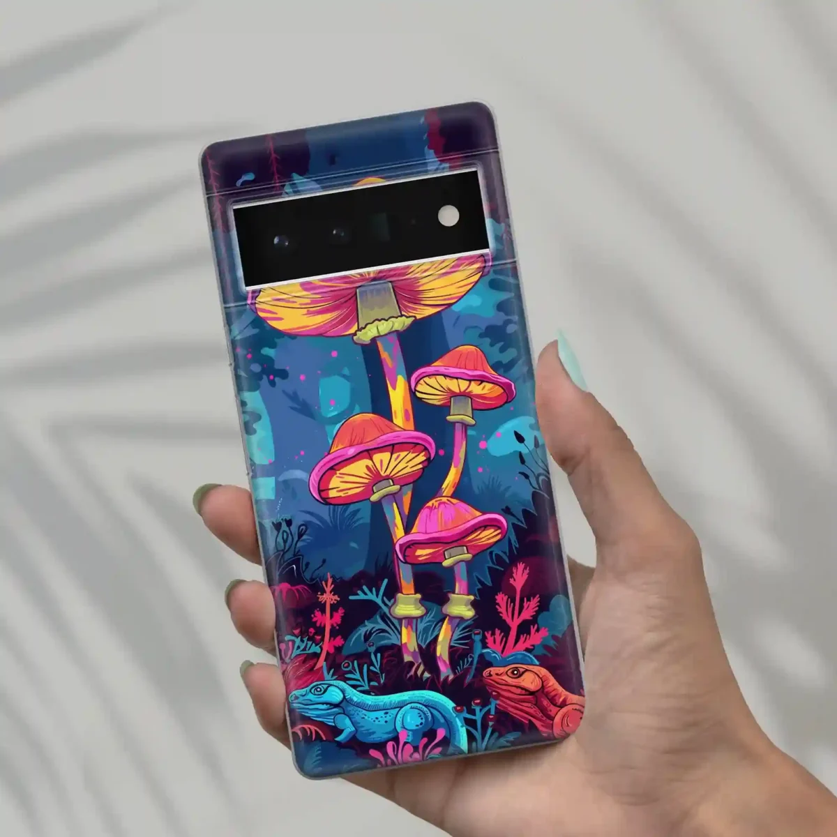 Colorfull trippy︱Mushroom Phone case six copy
