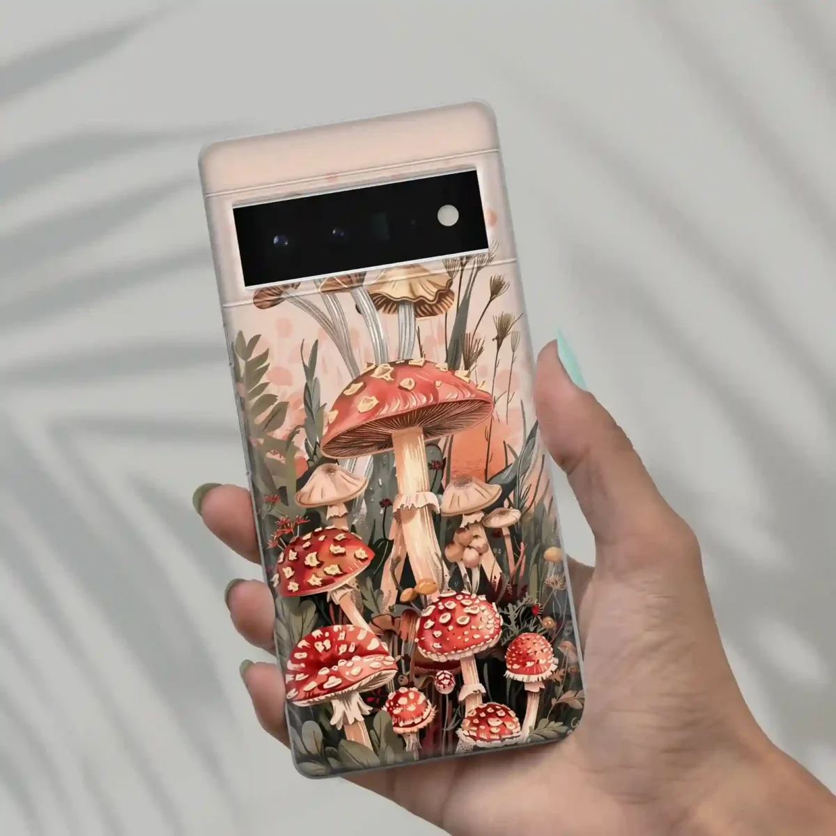 Forest︱Mushroom pink Phone case six copy