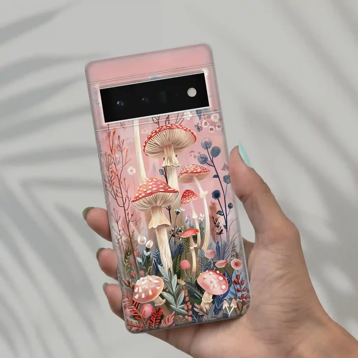 Forest︱Pink Mushroom Phone case six copy