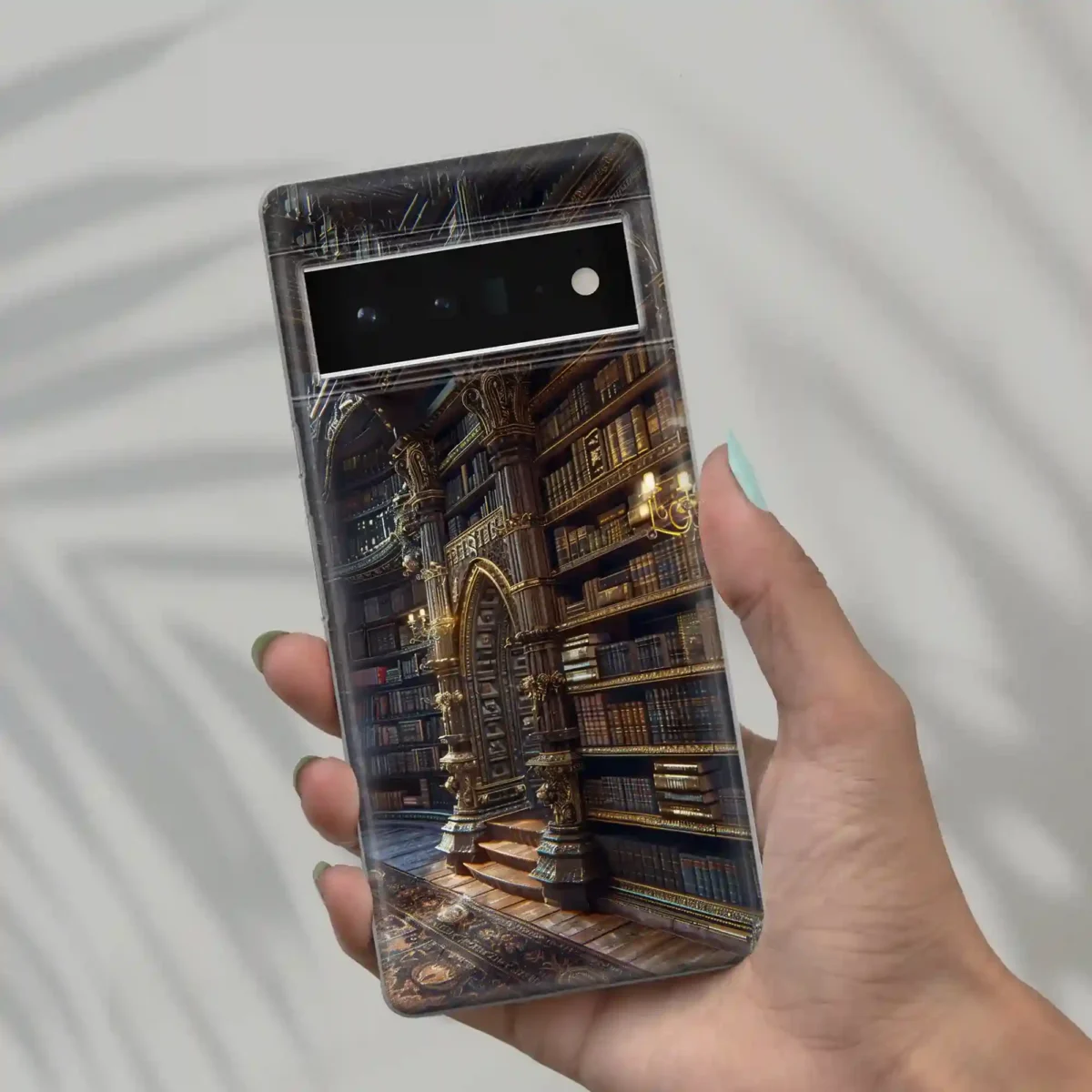 Library Wallpaper︱Book Shelf Phone case six copy