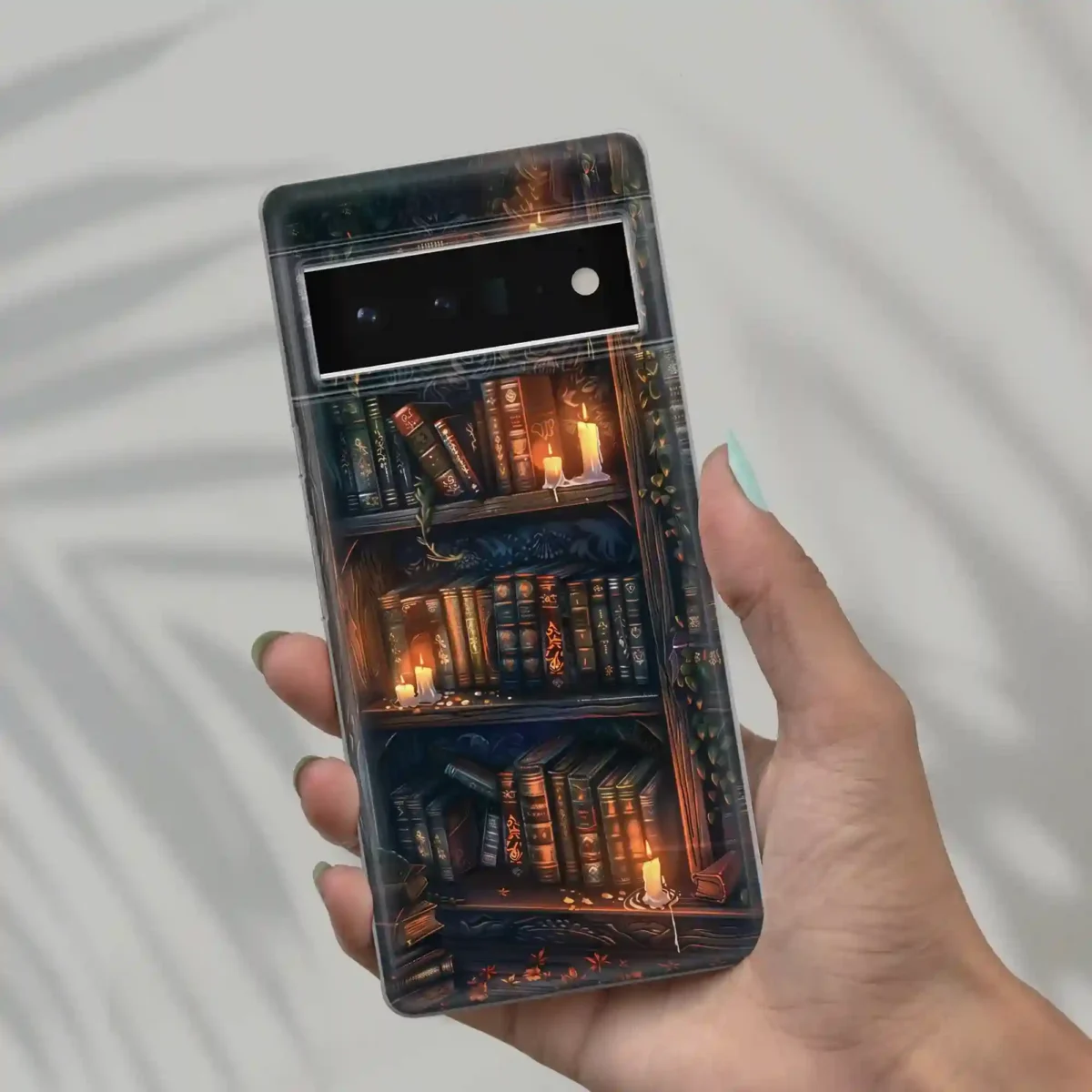 Dark Academia︱Book Shelf Phone case six copy