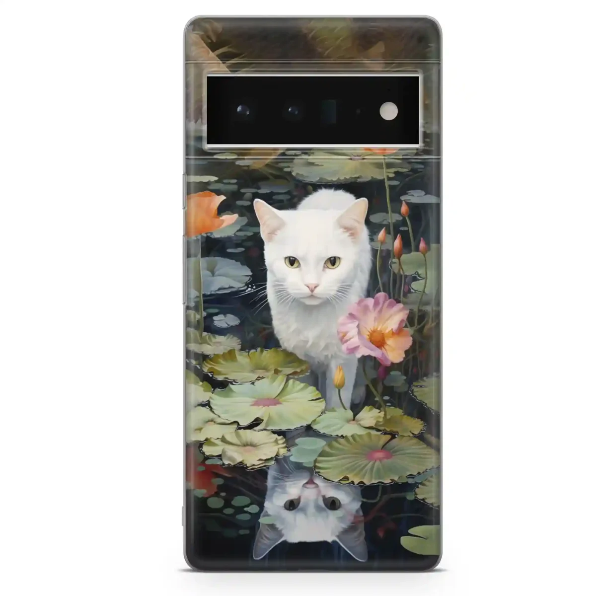 White︱Cat Phone case First copy