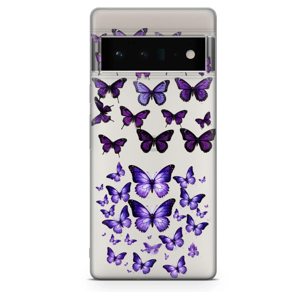 Clear Purple︱Butterfly Phone case First copy