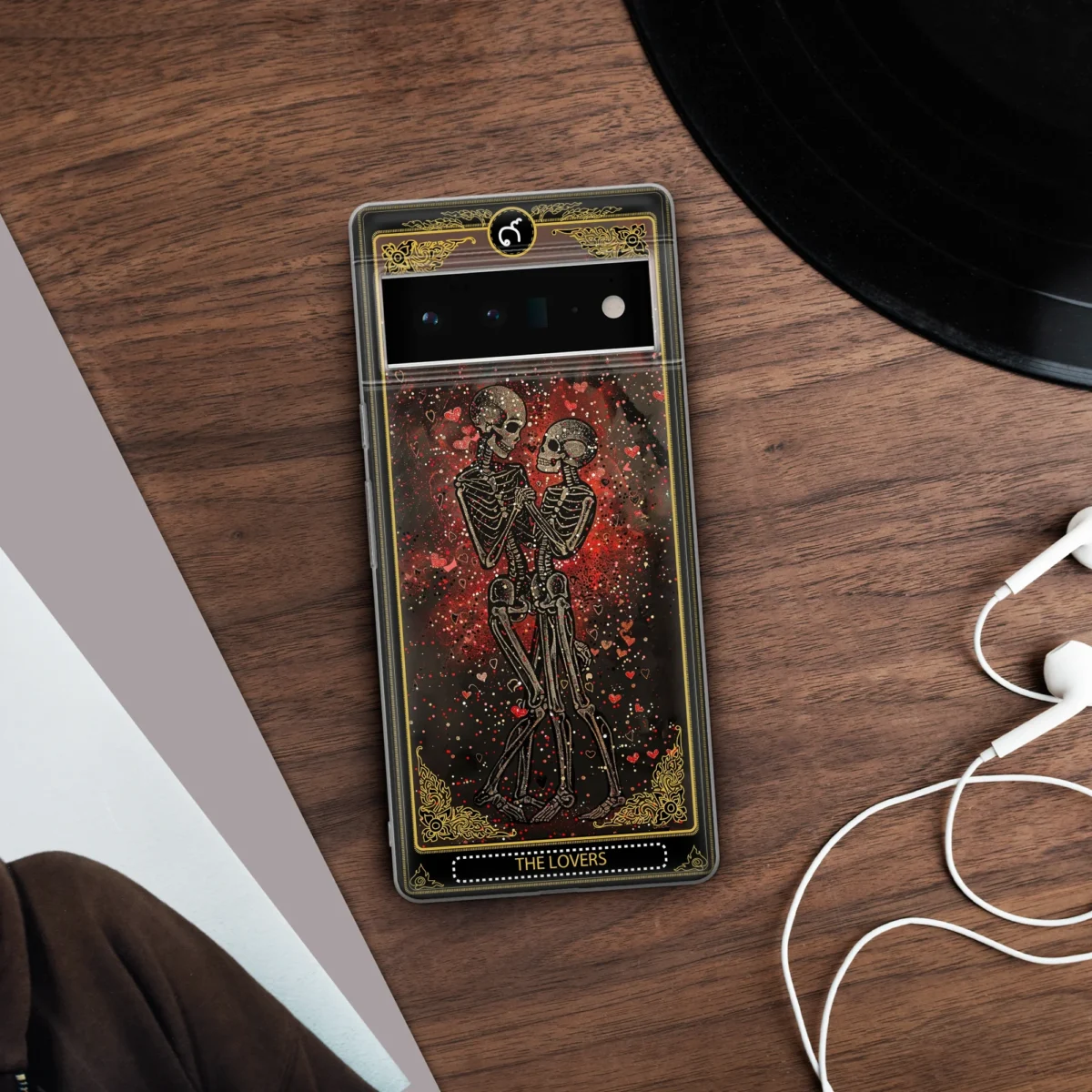 Skeleton Lovers︱Tarot Card Phone case Five copy
