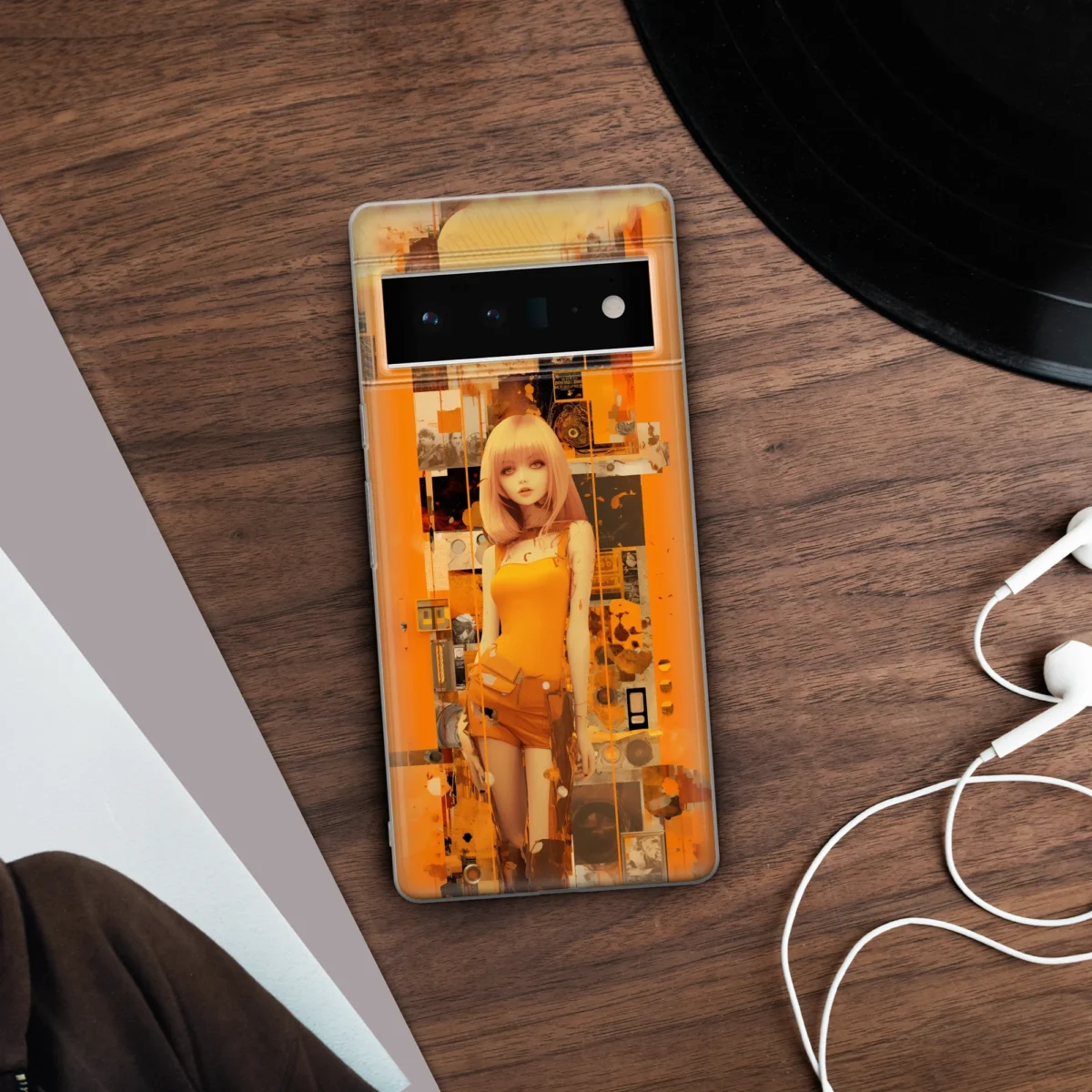 Aesthetic Orange︱Collage Phone case Five copy