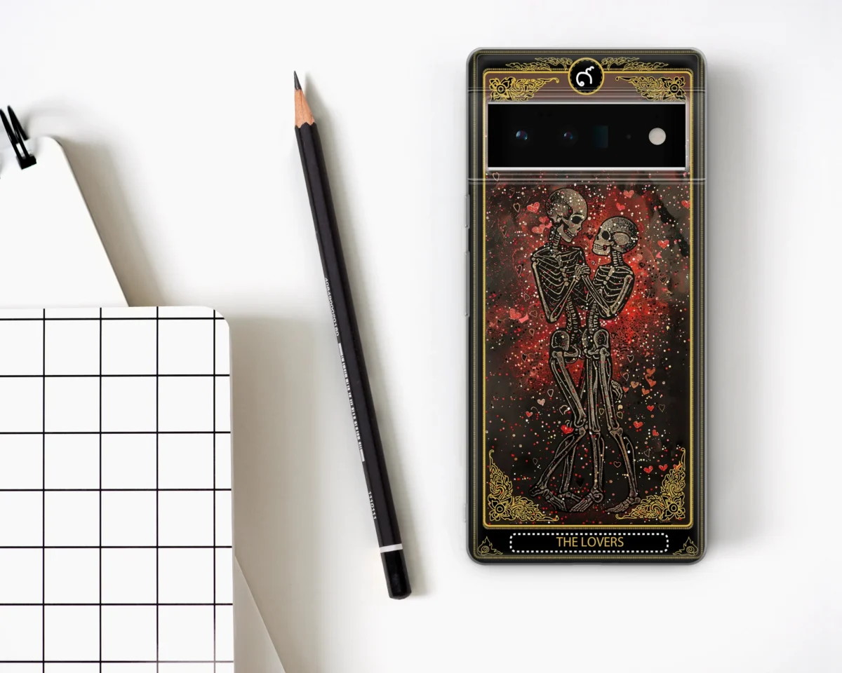 Skeleton Lovers︱Tarot Card Phone case Four copy