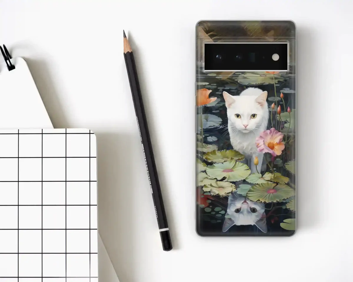 White︱Cat Phone case Four copy