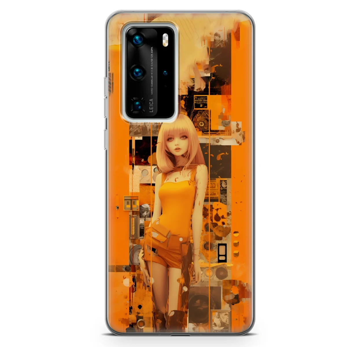 Aesthetic Orange︱Collage Phone case HUAWEI MAIN copy